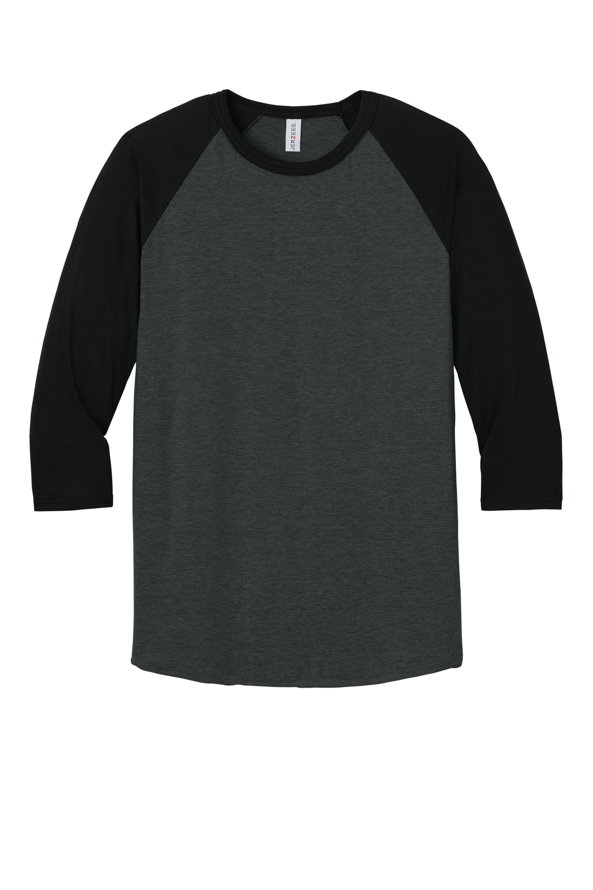 Jerzees Jerzees ®  Unisex Premium Blend Combed Ring Spun 3/4-Sleeve Raglan 560R