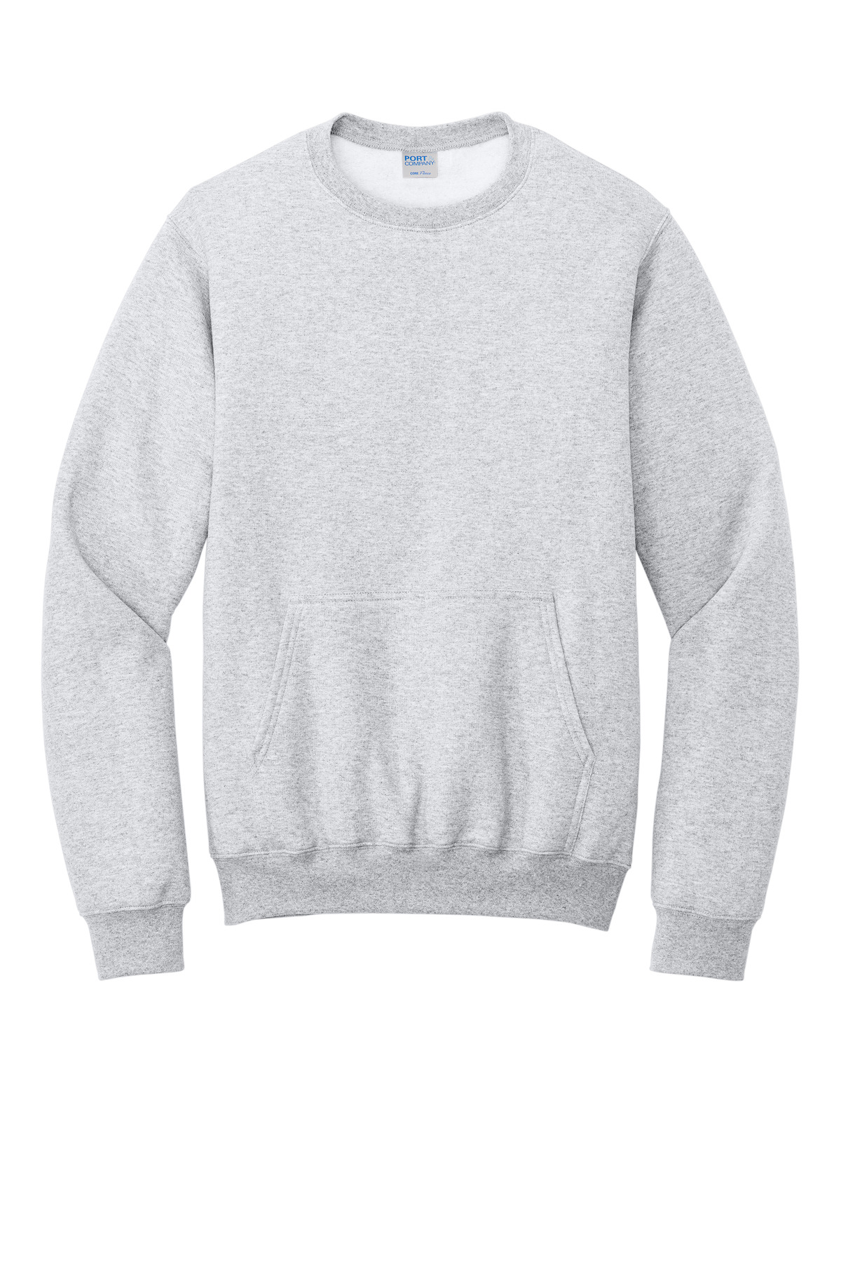 Port & Co Port & Co ®  Core Fleece Crewneck Pocket Sweatshirt PC78PKT