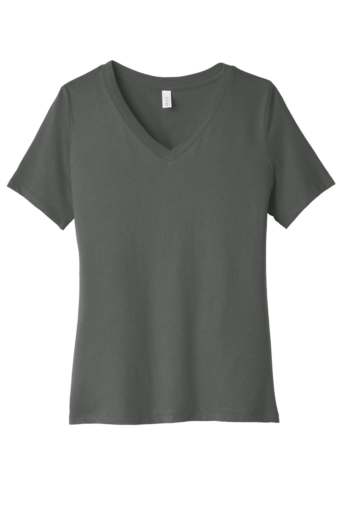 Bella + Canvas BELLA+CANVAS  ®  Women's Relaxed Jersey Short Sleeve V-Neck Tee. BC6405