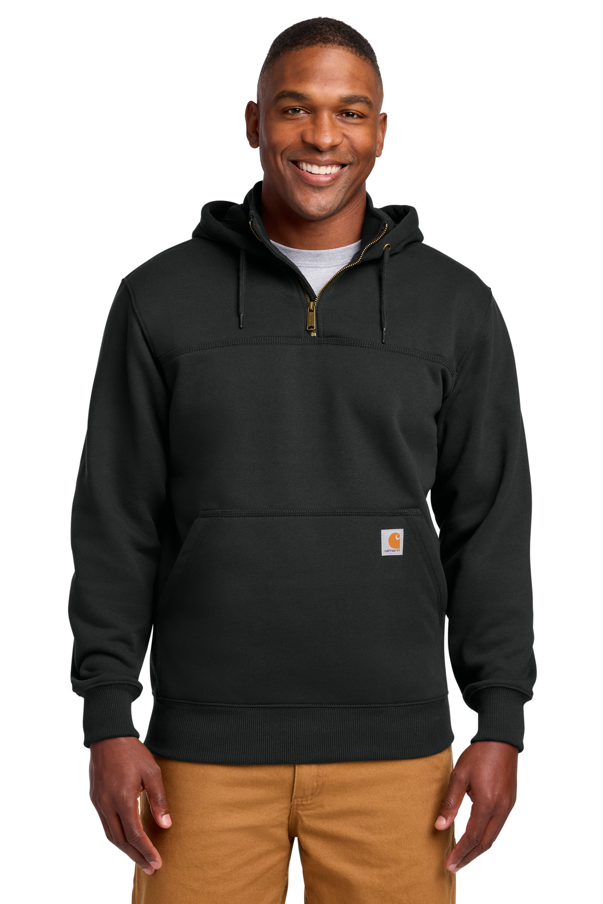 Carhartt ®  Tall Rain Defender ®  Paxton Heavyweight Hooded Zip Mock Sweatshirt CTT100617