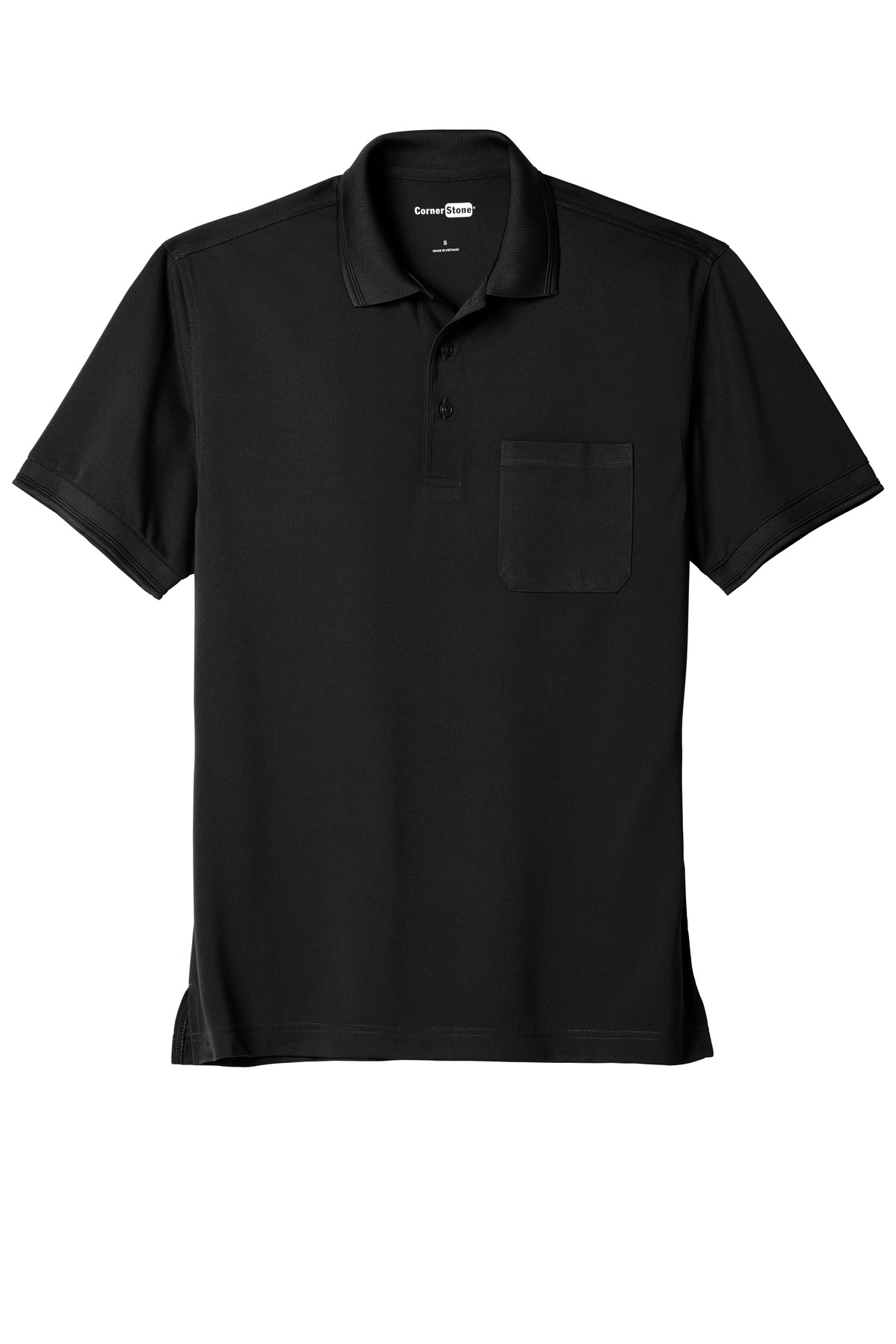 CornerStone CornerStone  ®  Industrial Snag-Proof Pique Pocket Polo. CS4020P