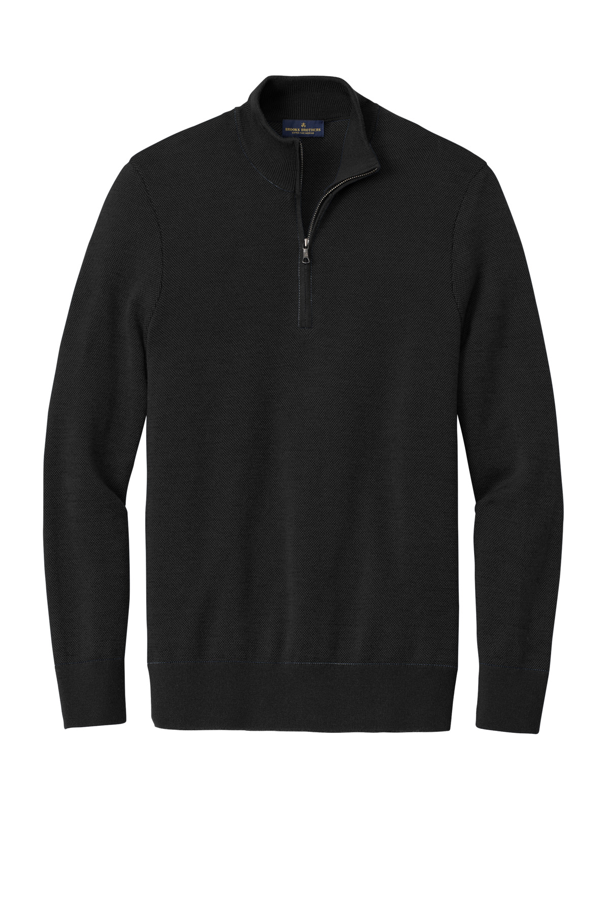 Brooks Brothers Brooks Brothers ®  Washable Merino Birdseye 1/4-Zip Sweater BB18412