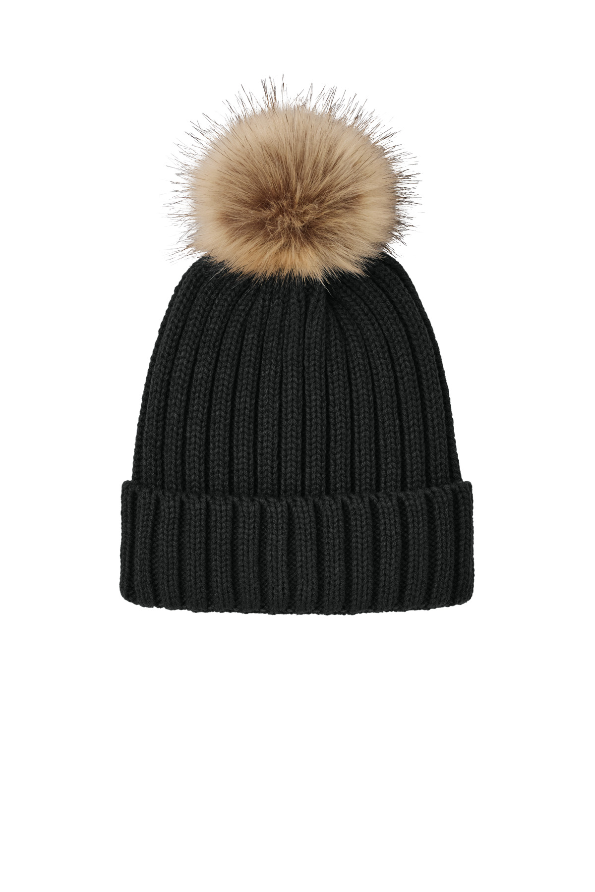 Port Authority Port Authority ®  Faux Fur Pom Beanie C990
