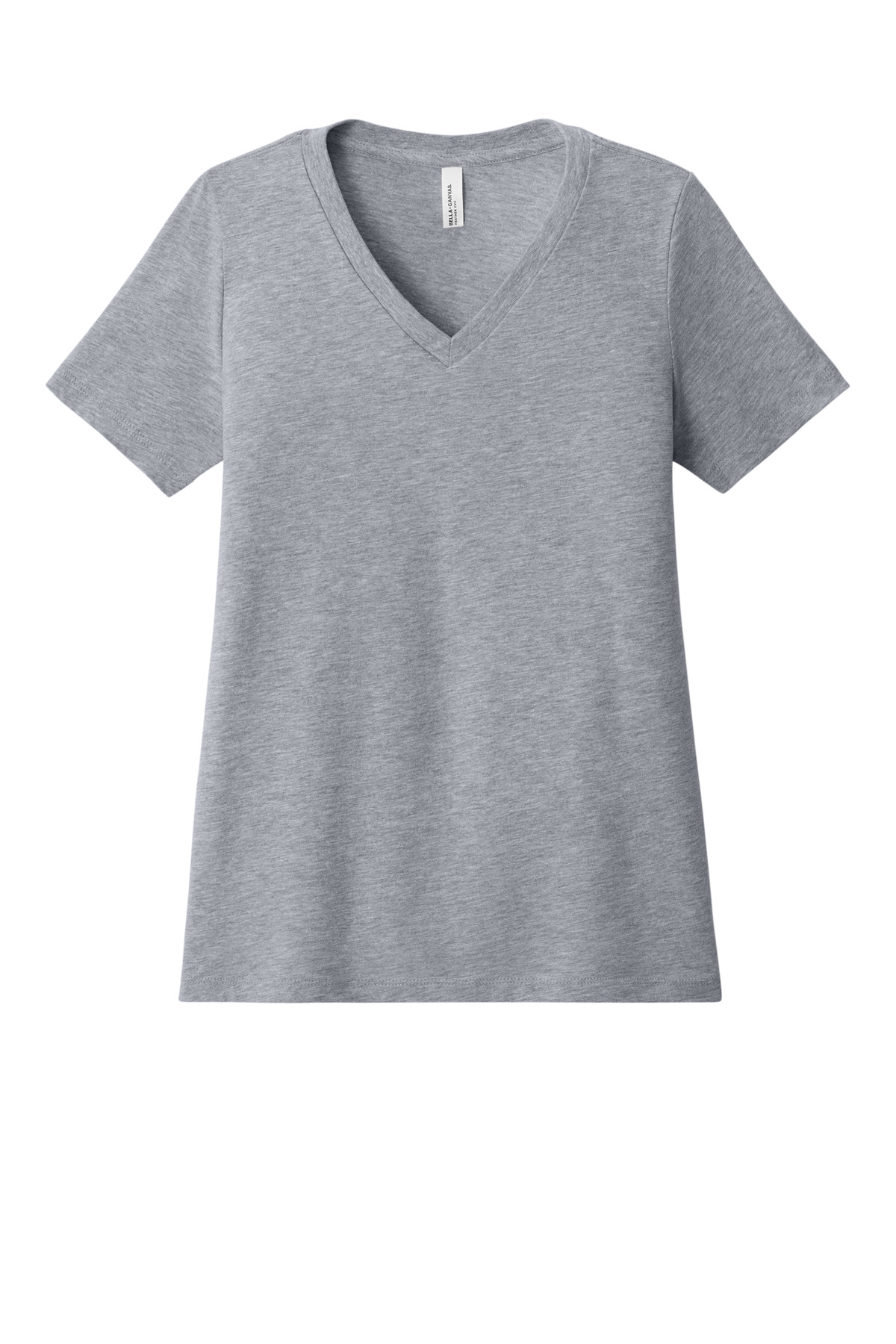Bella + Canvas BELLA+CANVAS ®  Women's Relaxed Heather CVC V-Neck Tee BC6405CVC
