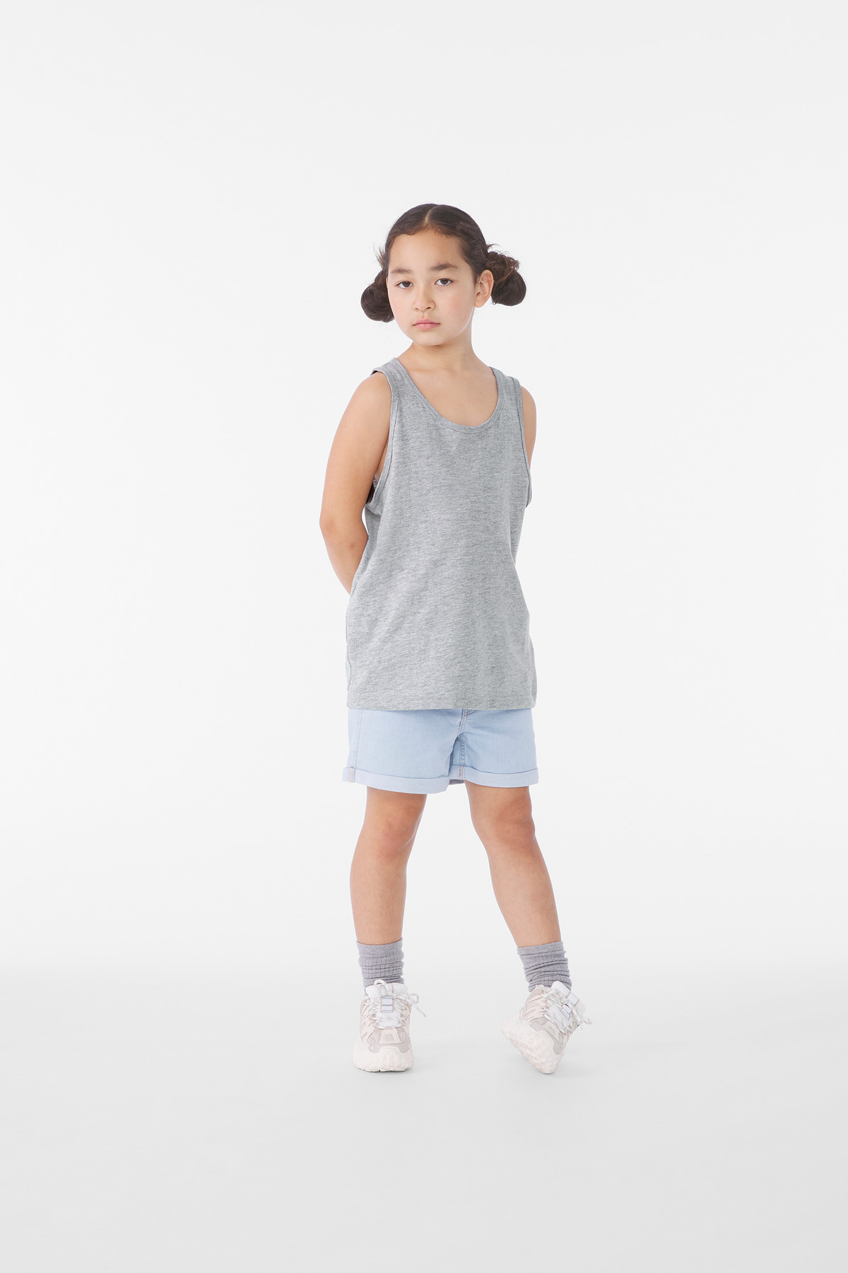 BELLA+CANVAS ®  Youth Heather CVC Tank BC3480YCVC