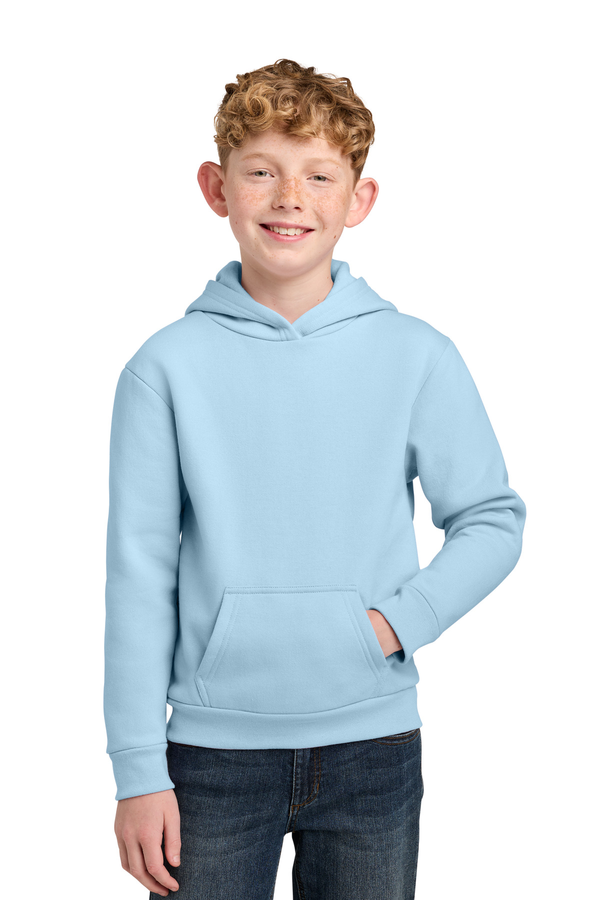 Port & Co ®  Youth Easy Fleece Pullover Hooded Sweatshirt PC68YH