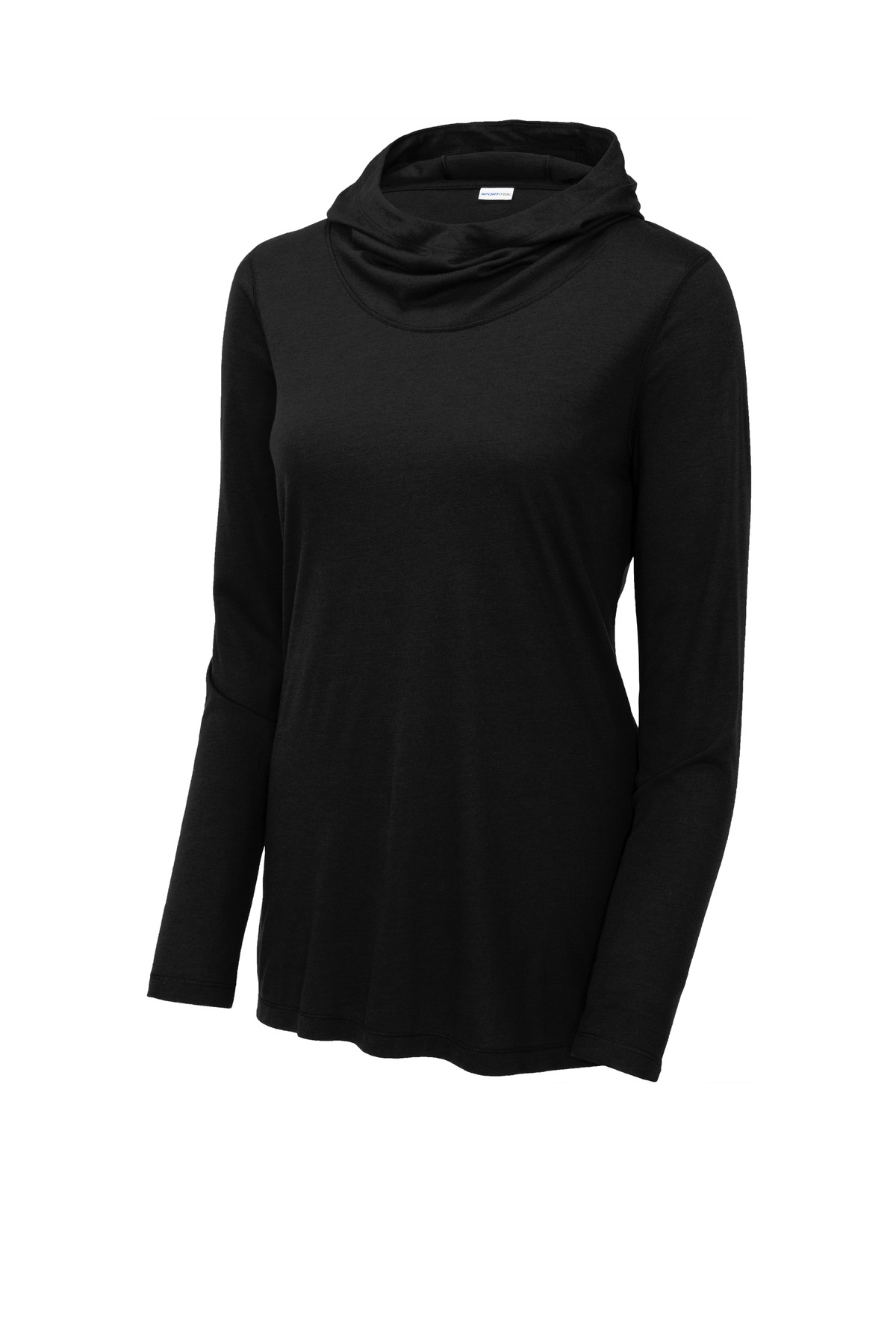 Sport-Tek Sport-Tek ®  Women's PosiCharge  ®  Tri-Blend Wicking Long Sleeve Hoodie LST406