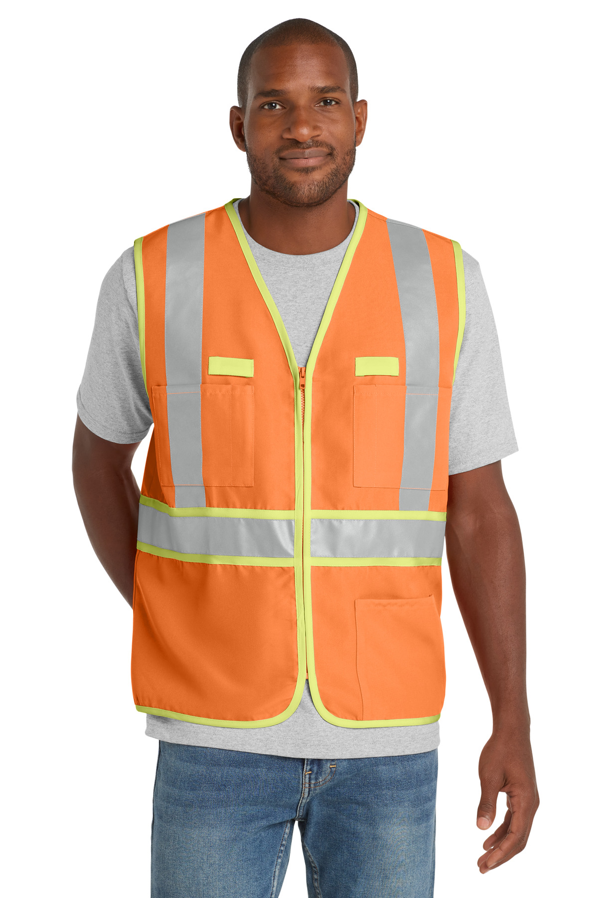 CornerStone ®  - ANSI 107 Class 2 Dual-Color Safety Vest. CSV407