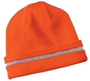 CornerStone CornerStone ®  - Enhanced Visibility Beanie with Reflective Stripe.  CS800