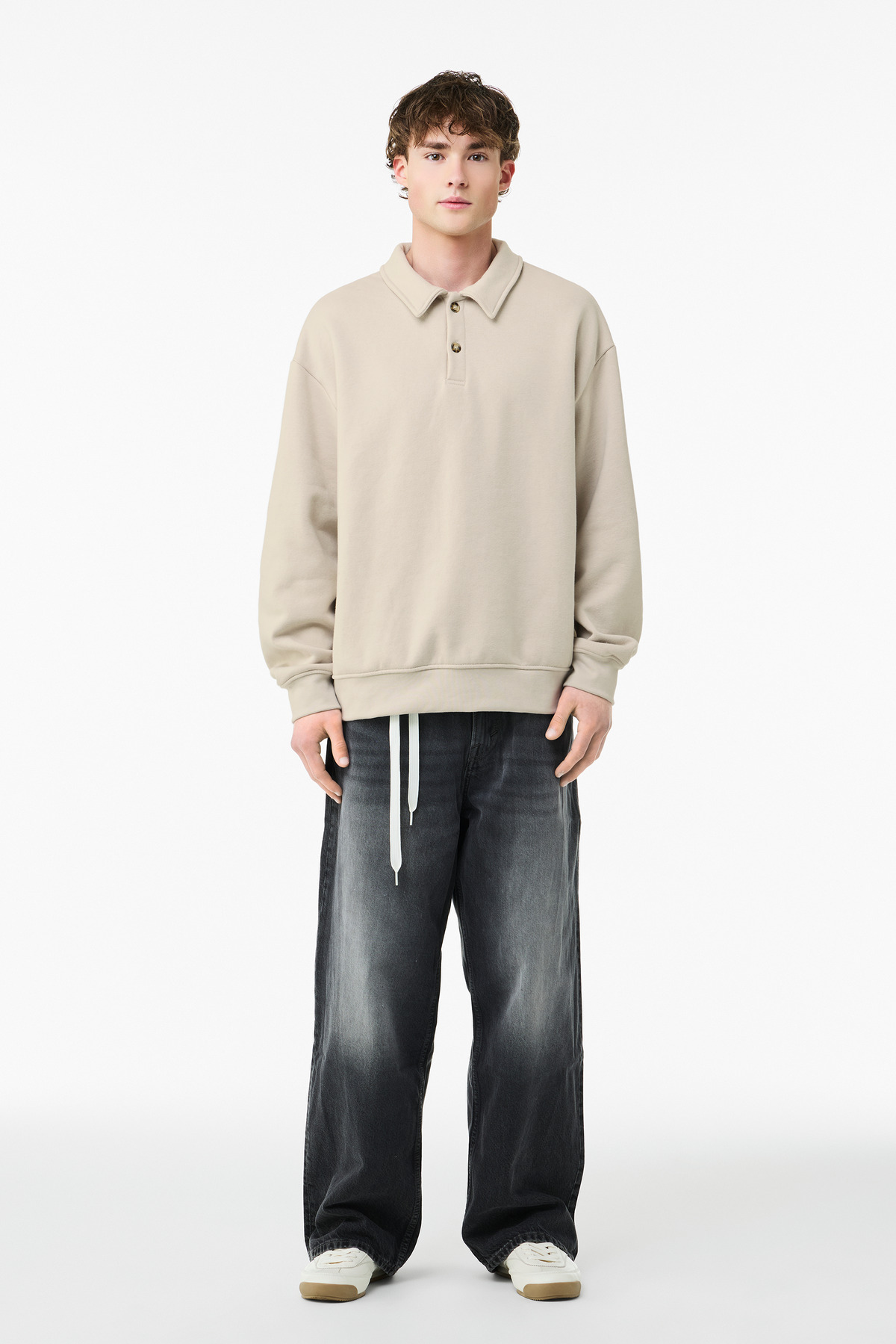 BELLA+CANVAS ®  Unisex 10-Ounce Polo Sweatshirt BC4741