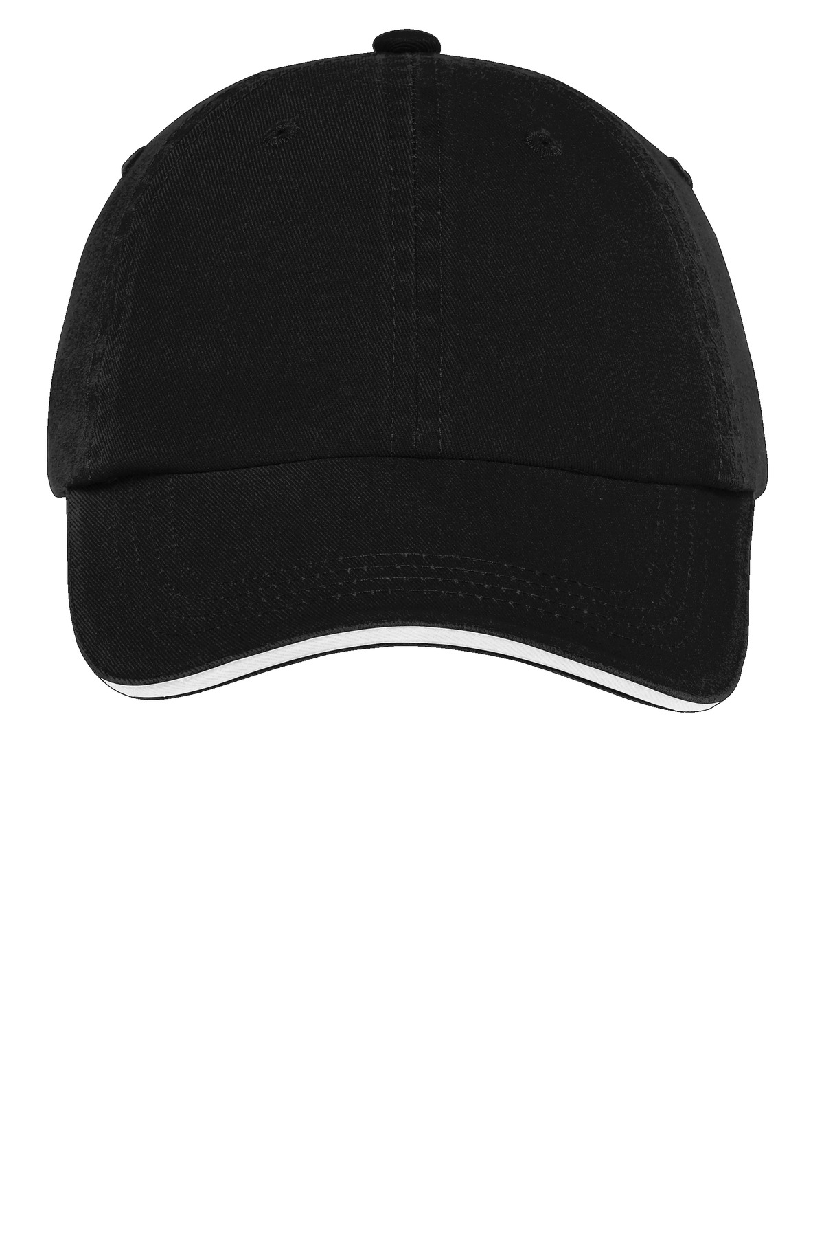 Port Authority Port Authority ®  Sandwich Bill Cap with Striped Closure.  C830