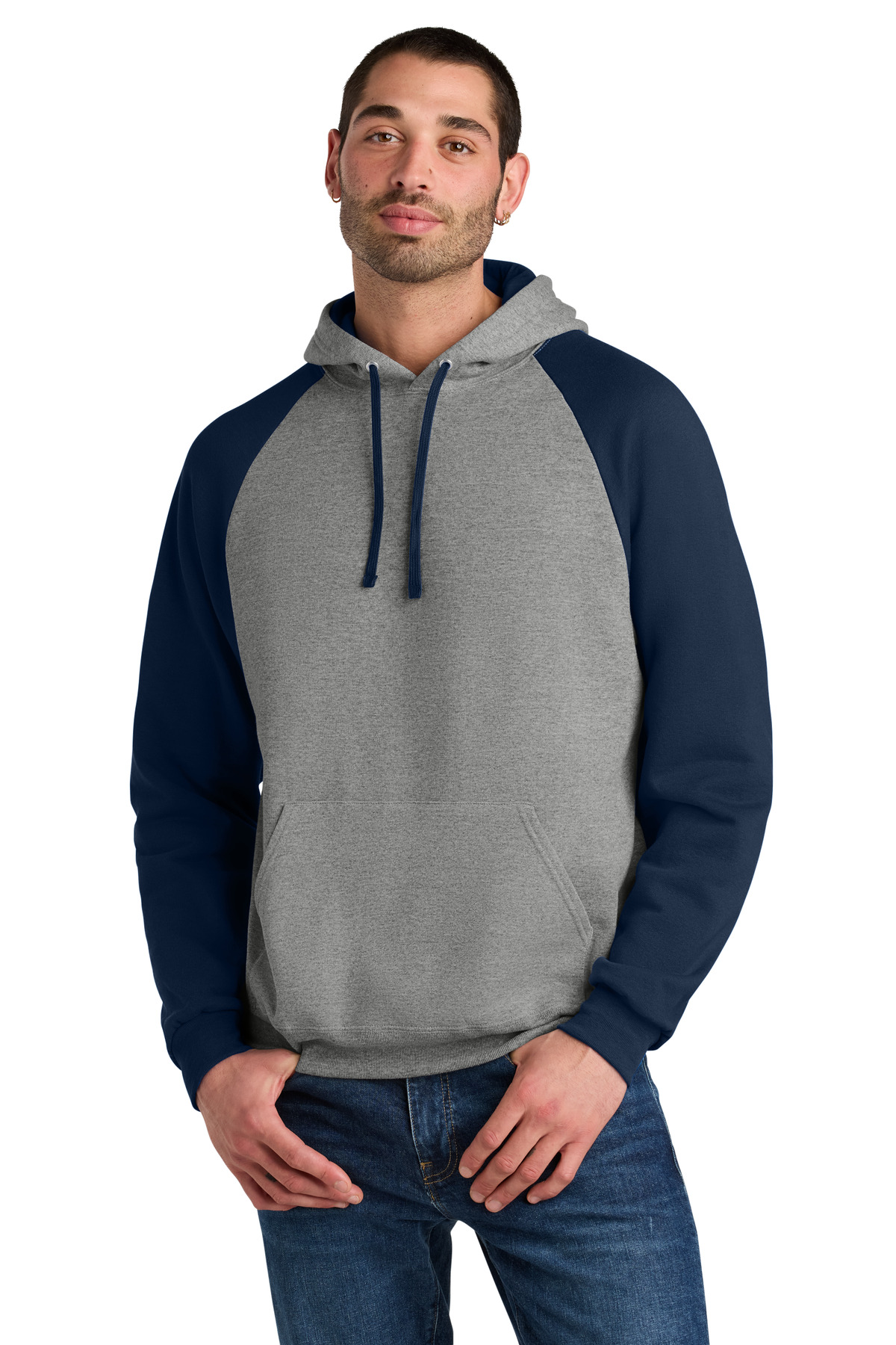 Jerzees ®  Unisex NuBlend ®  Colorblock Raglan Hoodie Sweatshirt 96C