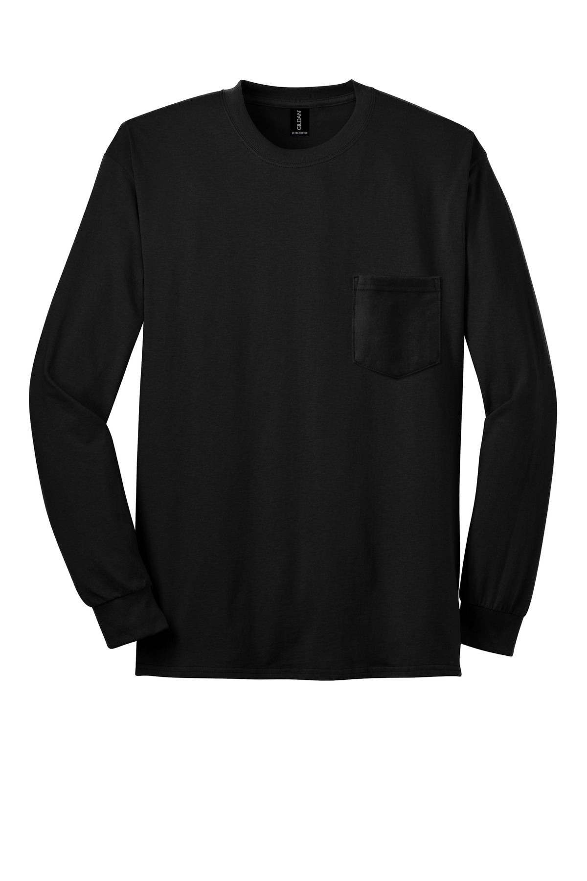 Gildan Gildan ®  - Ultra Cotton ®  100% US Cotton Long Sleeve T-Shirt with Pocket.  2410