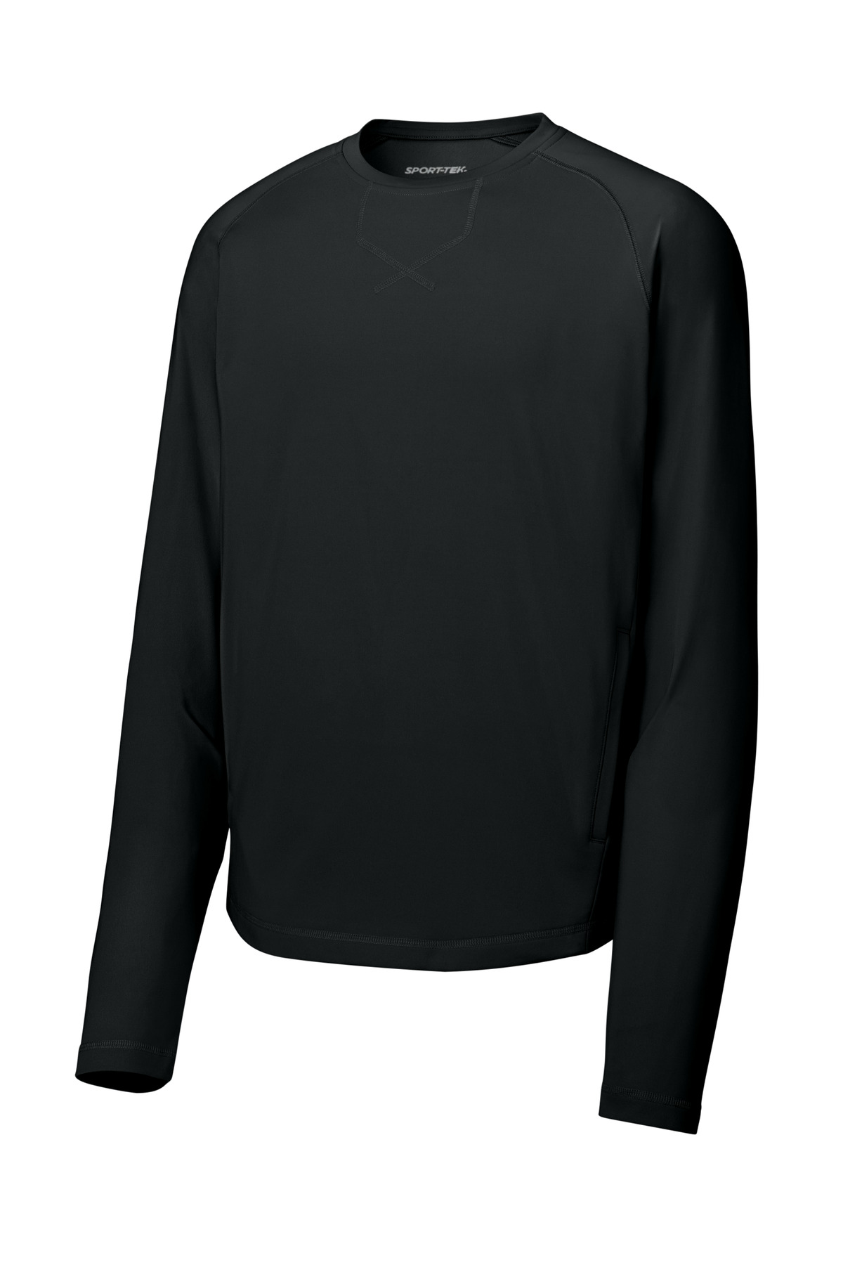 Sport-Tek Sport-Tek ®  Sport-Wick ®  Stretch Pocketed Crewneck ST859