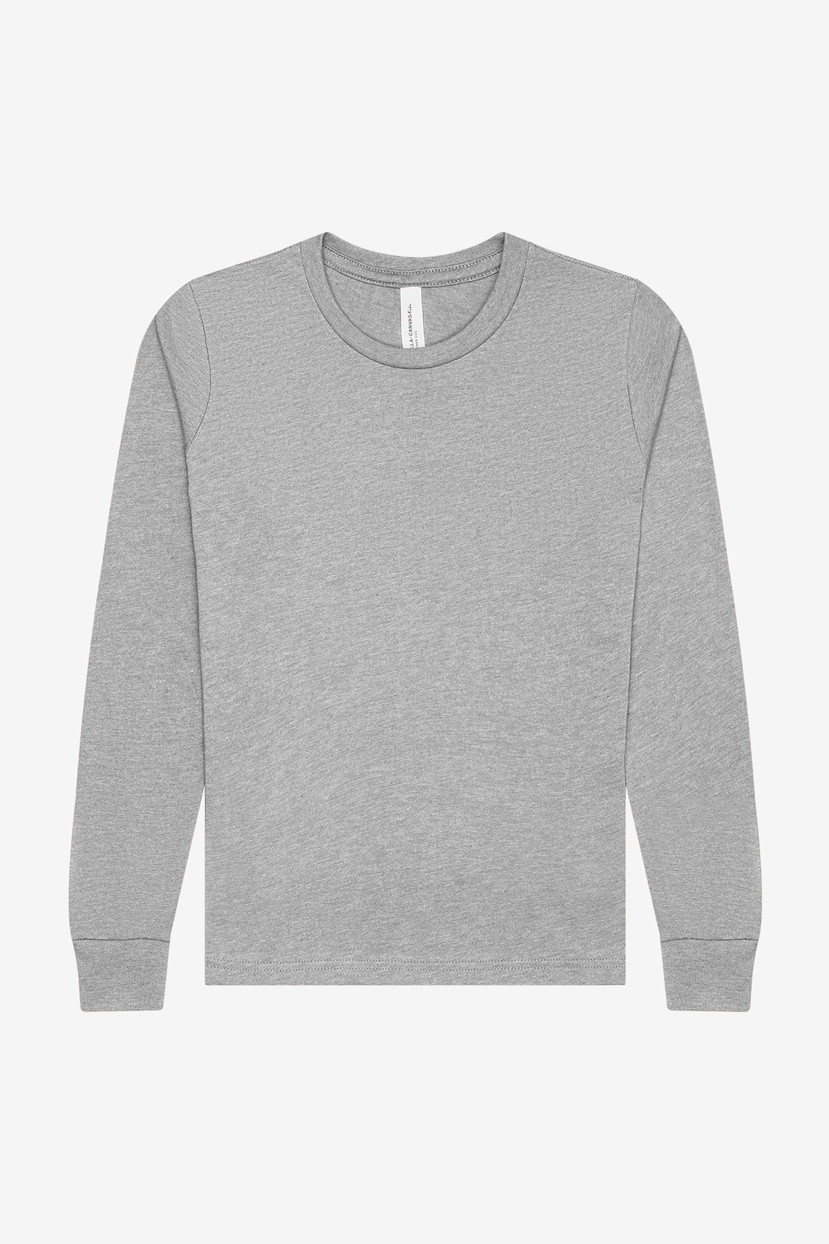 Bella + Canvas BELLA+CANVAS ®  Youth Heather CVC Long Sleeve Tee BC3501YCVC