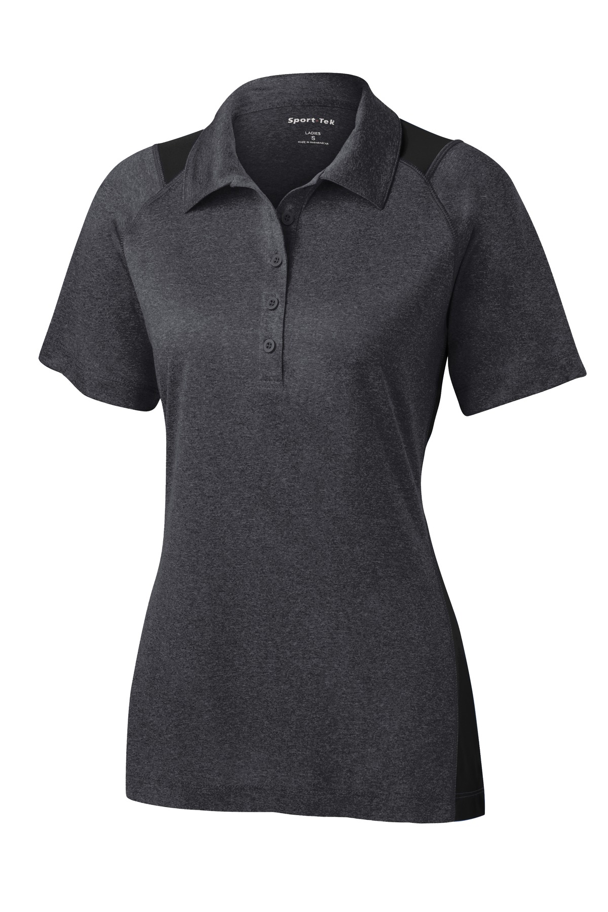 Sport-Tek Sport-Tek ®  Women's Heather Colorblock Contender ™  Polo. LST665