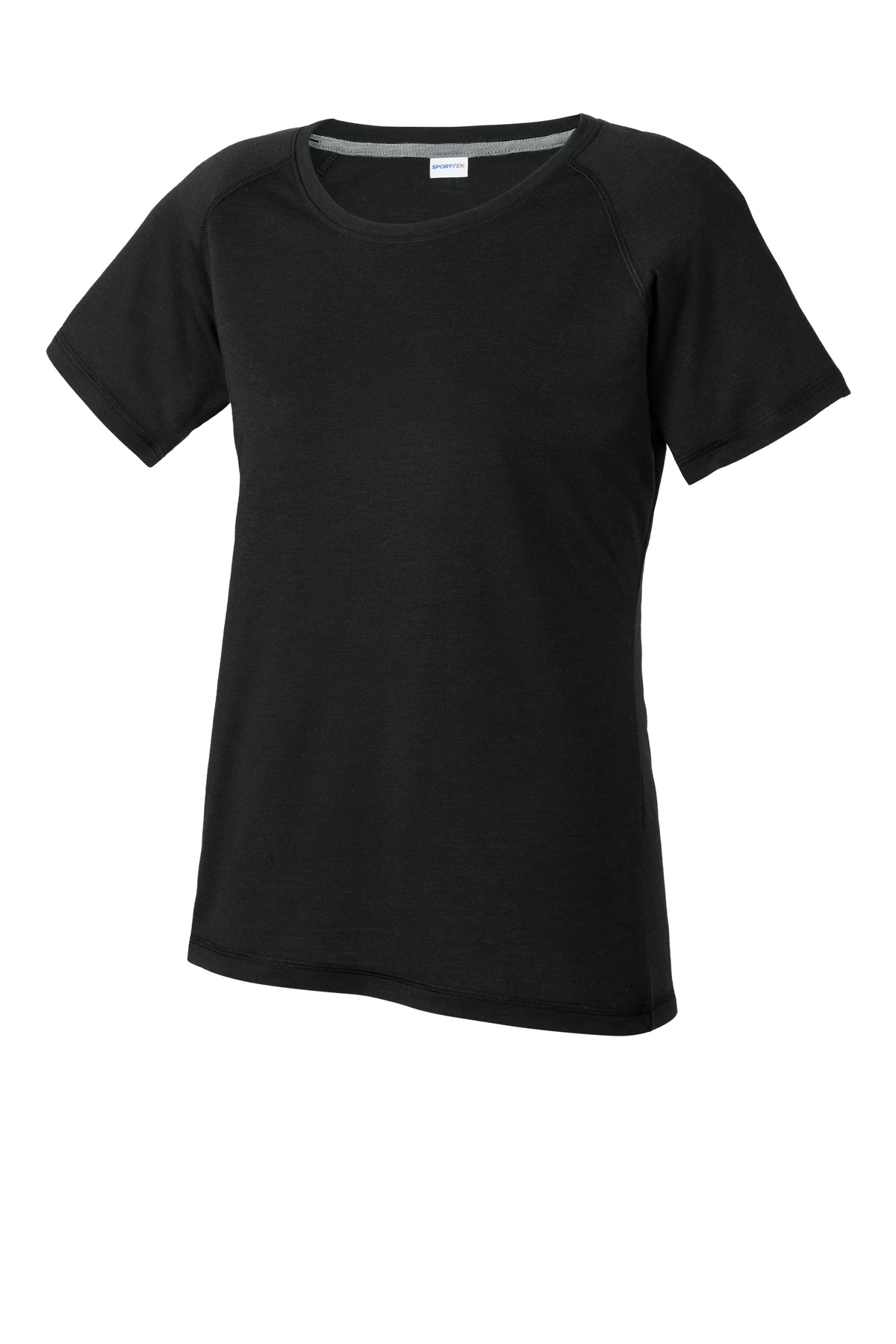 Sport-Tek Sport-Tek  ®  Women's PosiCharge  ®  Tri-Blend Wicking Scoop Neck Raglan Tee. LST400