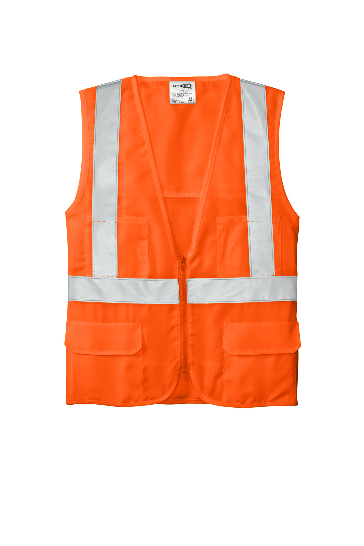 CornerStone CornerStone ®  - ANSI 107 Class 2 Mesh Back Safety Vest. CSV405