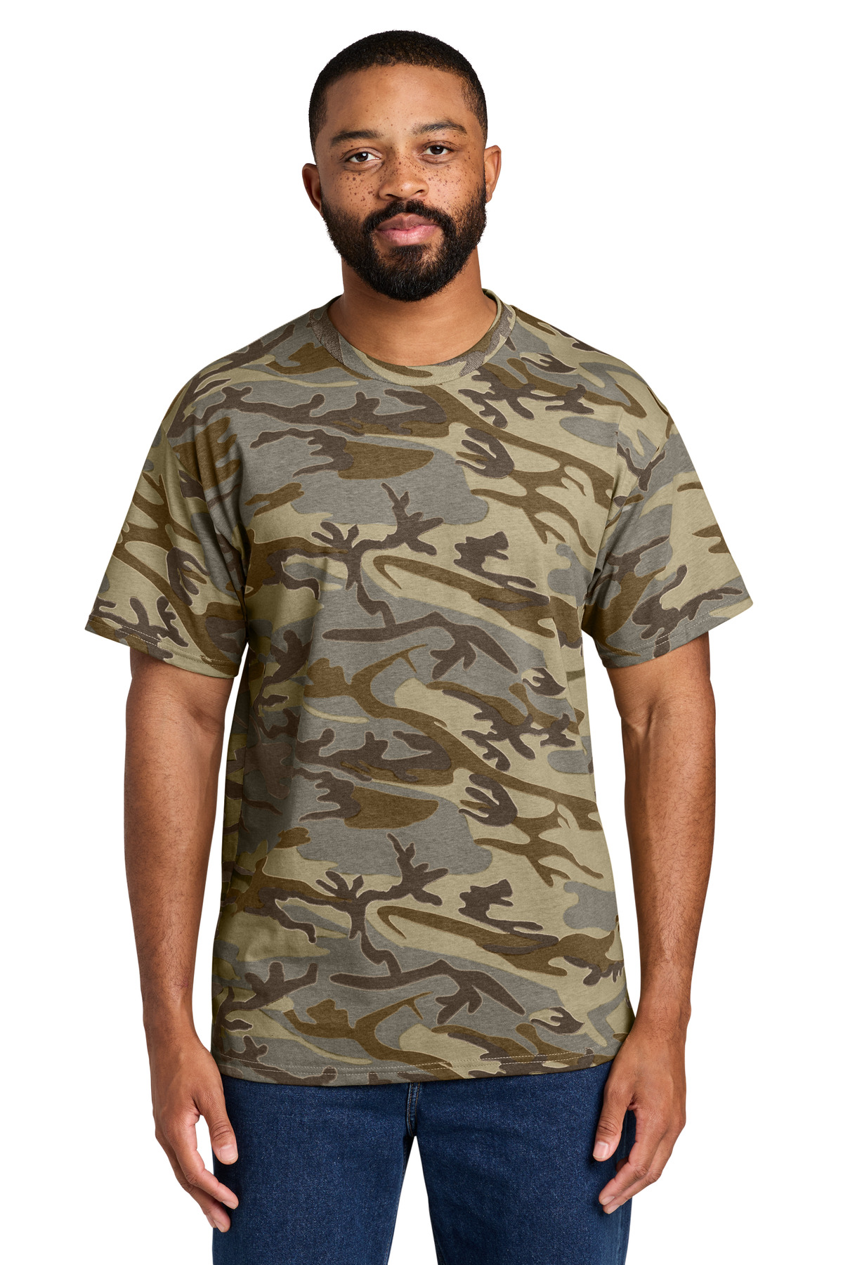 Port & Co ®  Core Cotton Camo Tee.  PC54C