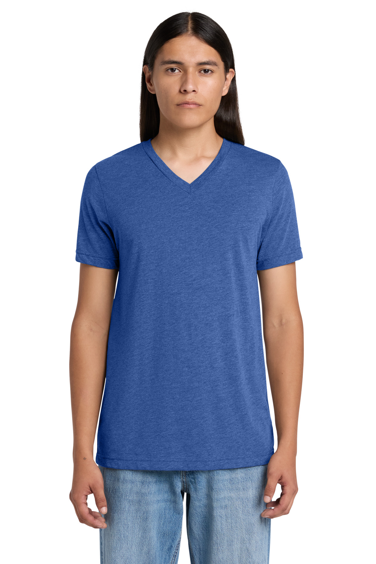 BELLA+CANVAS ®  Unisex Triblend Short Sleeve V-Neck Tee. BC3415