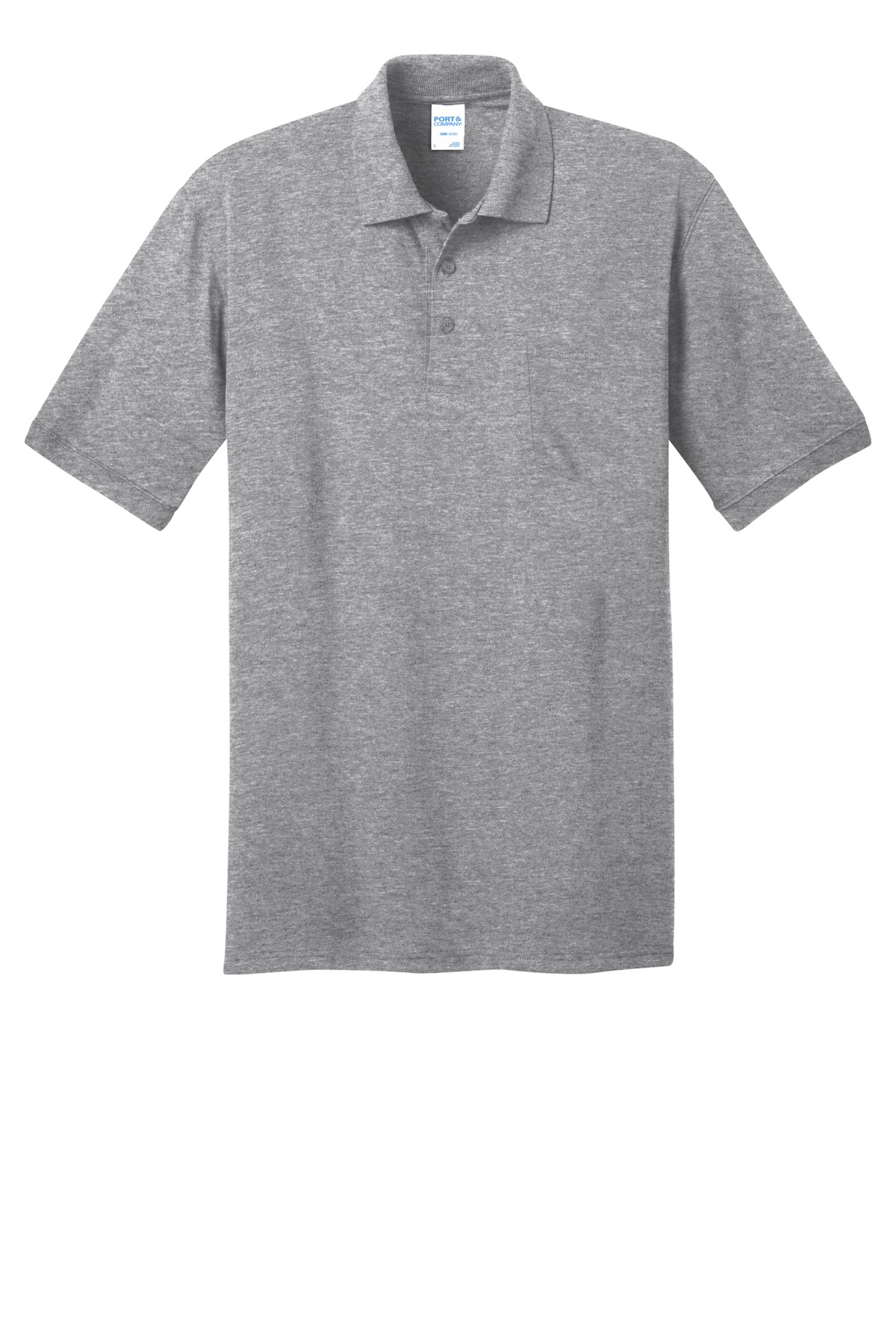 Port & Co Port & Co ®  Core Blend Jersey Knit Pocket Polo. KP55P