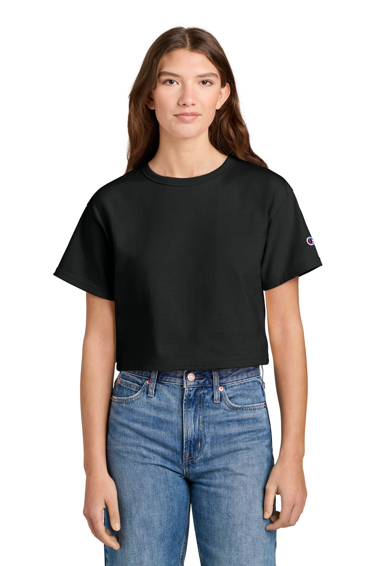 Champion ®  Women's Cropped Heritage Tee T453W