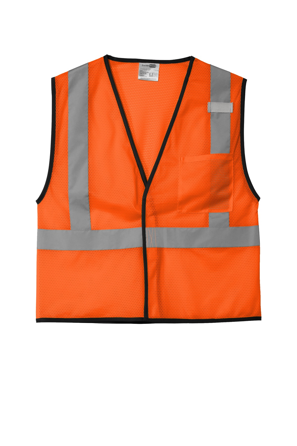 CornerStone CornerStone  ®  ANSI 107 Class 2 Economy Mesh One-Pocket Vest. CSV100