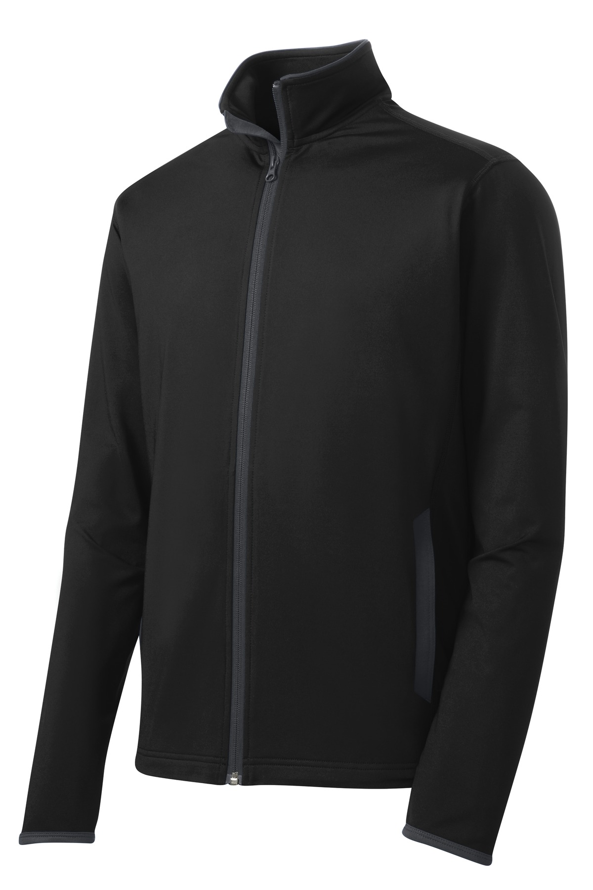 Sport-Tek Sport-Tek ®  Sport-Wick ®  Stretch Contrast Full-Zip Jacket.  ST853