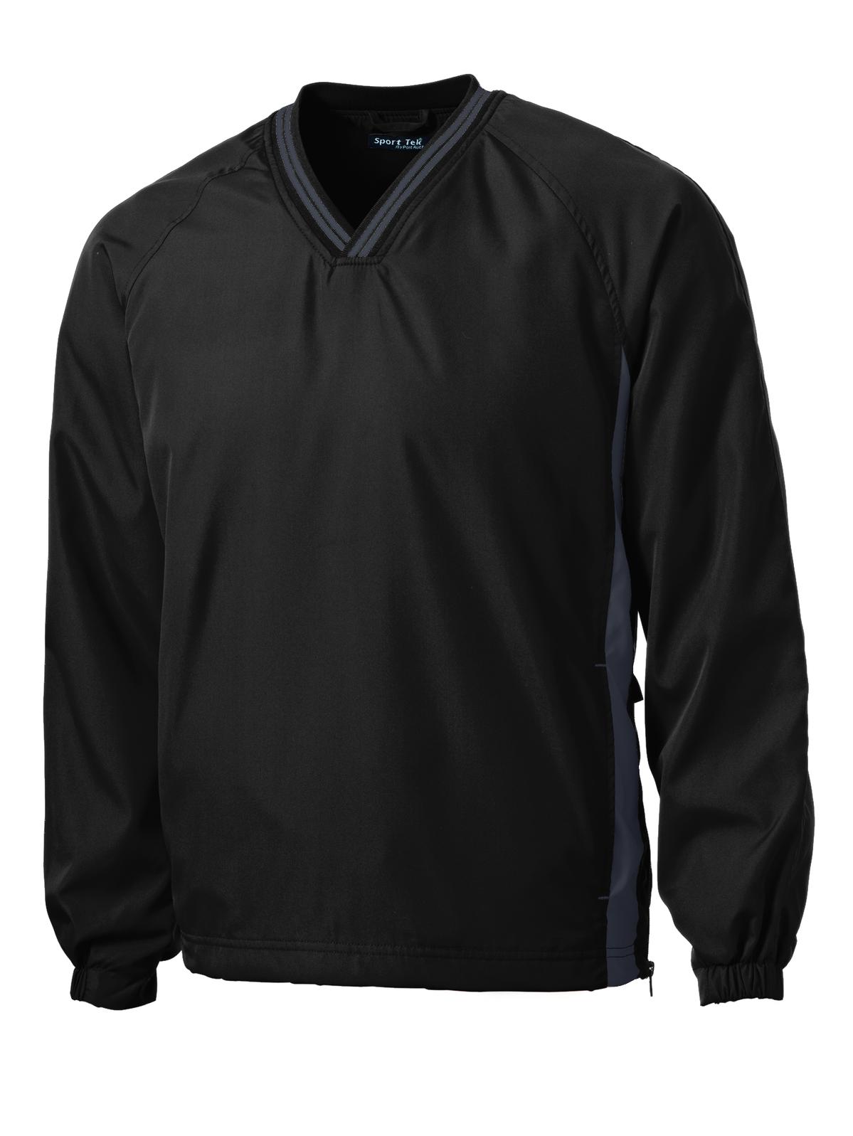 Sport-Tek Sport-Tek ®  Tipped V-Neck Raglan Wind Shirt. JST62
