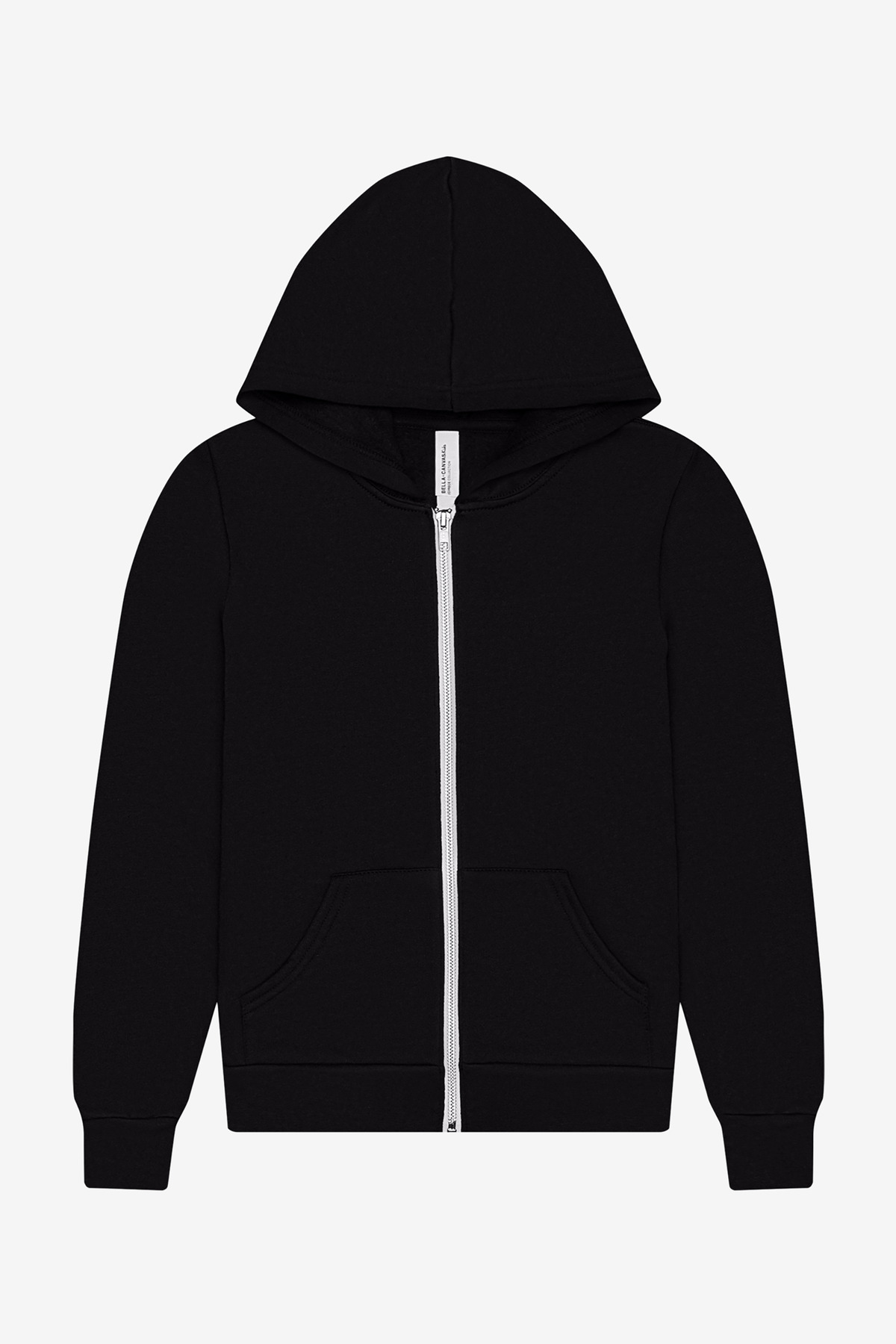Bella + Canvas BELLA+CANVAS ®  Youth Sponge Fleece Full-Zip Hooded Sweatshirt BC3739Y