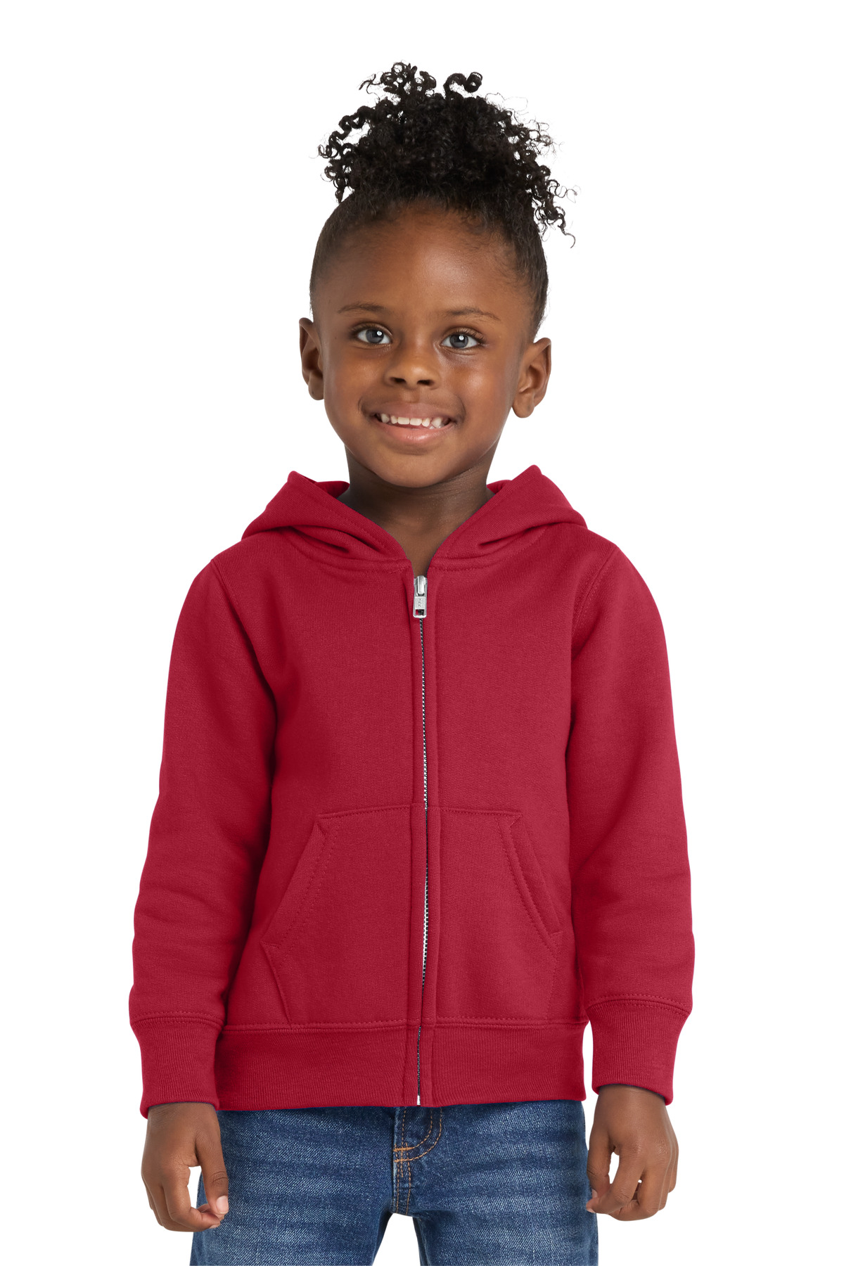 Port & Co ®  Toddler Core Fleece Full-Zip Hooded Sweatshirt. CAR78TZH