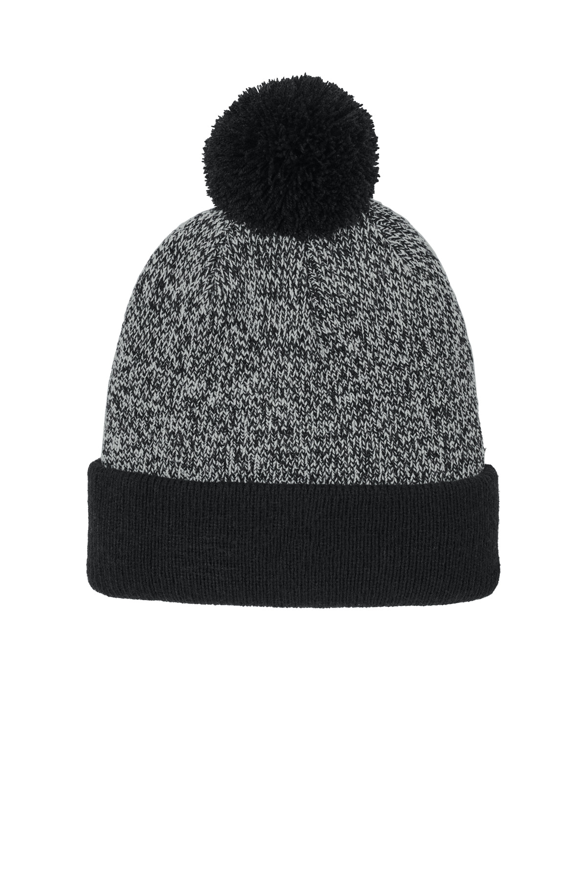 Sport-Tek Sport-Tek ®  Halftime Heather Pom Beanie STC68
