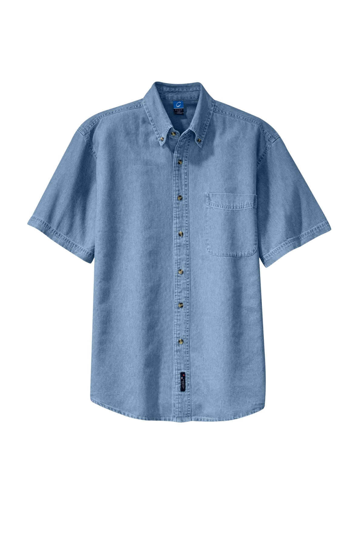 Port & Co Port & Co ®  Short Sleeve Value Denim Shirt. SP11