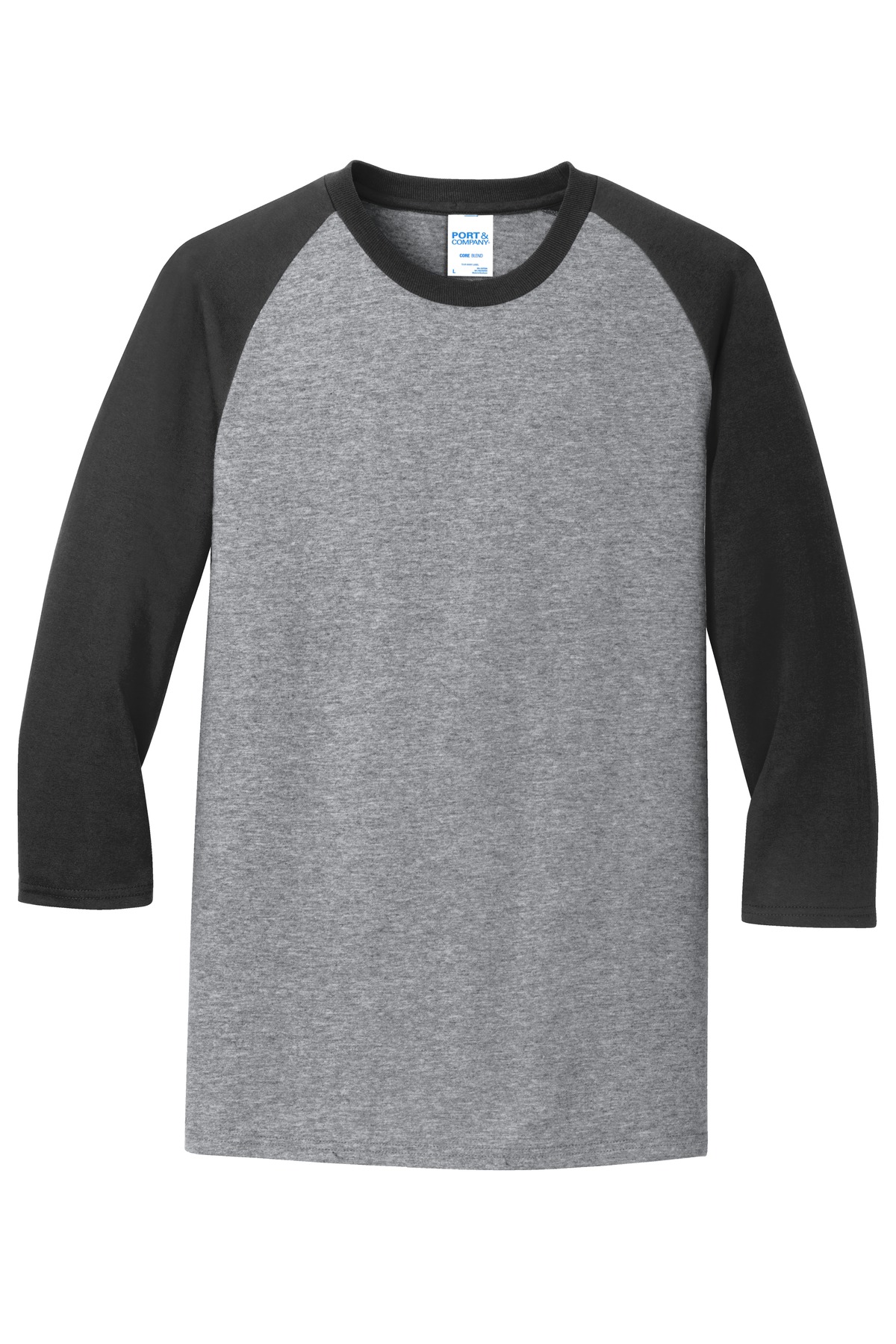 Port & Co Port & Co ®  Core Blend 3/4-Sleeve Raglan Tee. PC55RS
