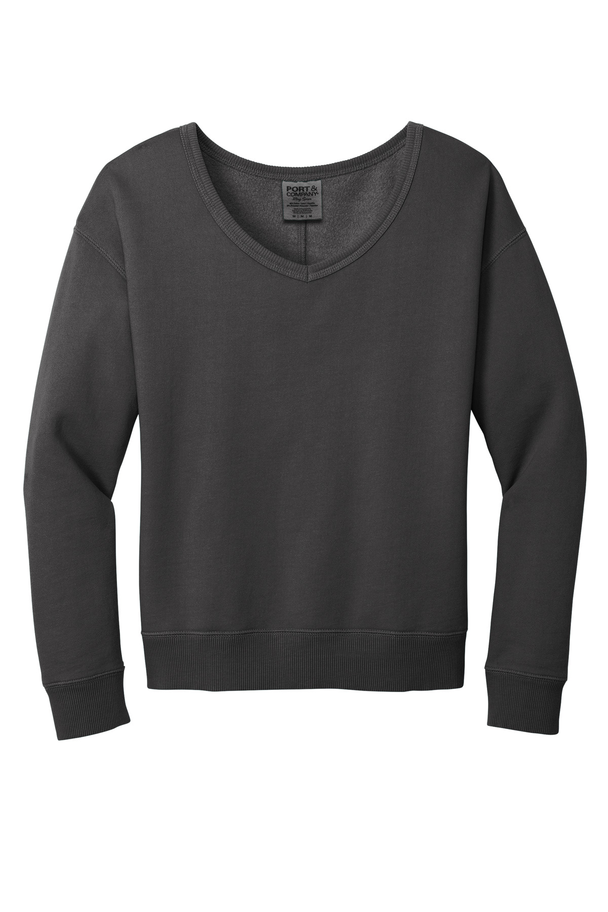 Port & Co Port & Co ®  Women's Beach Wash ®  Garment-Dyed V-Neck Sweatshirt LPC098V