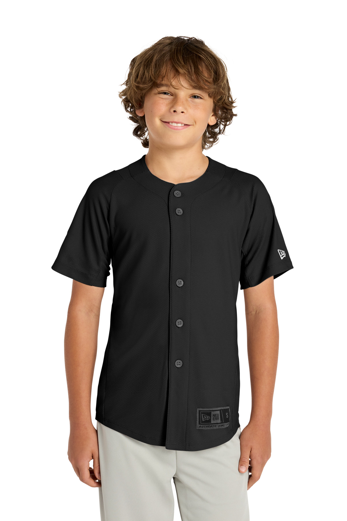 New Era  ®  Youth Diamond Era Full-Button Jersey. YNEA220
