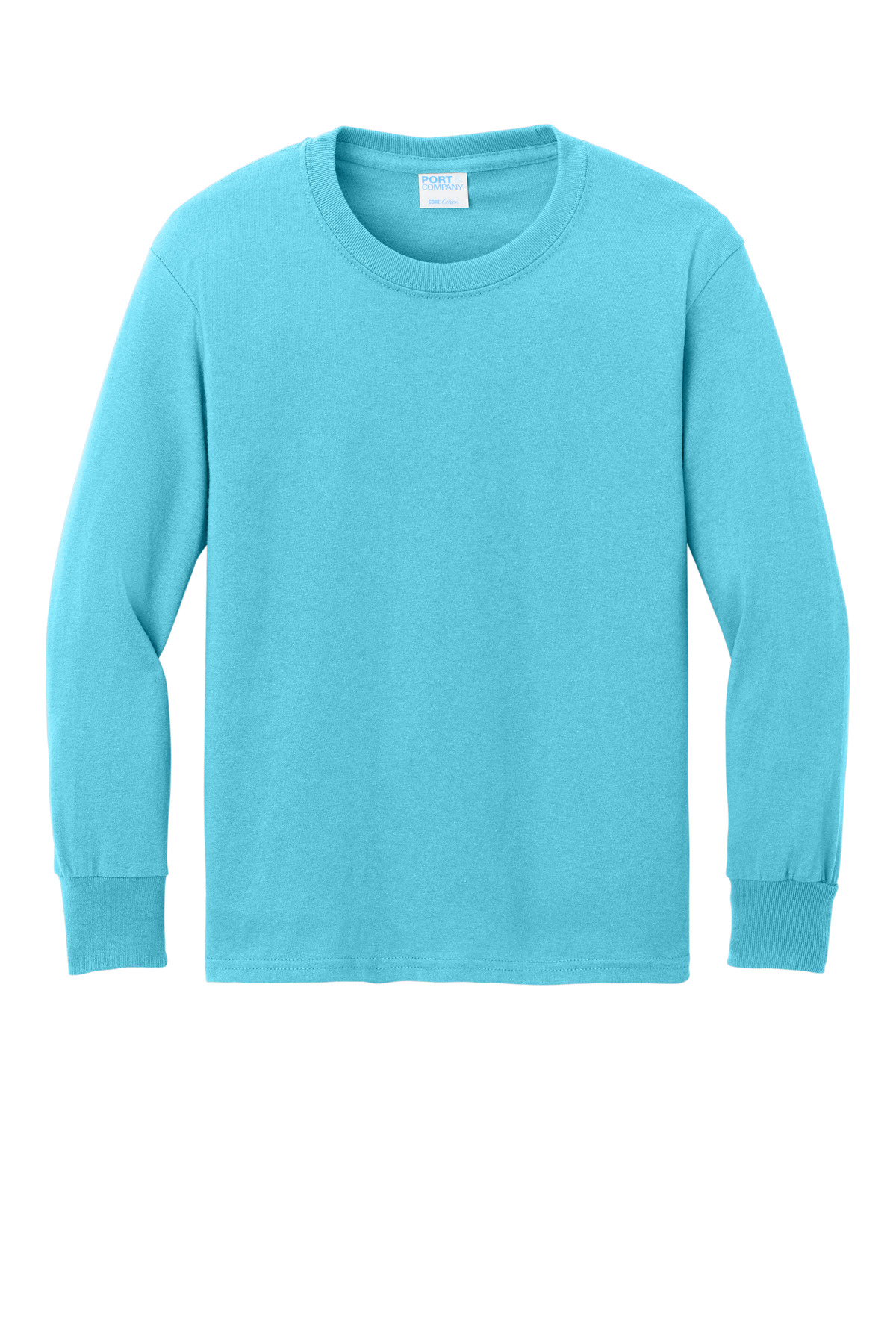 Port & Co Port & Co ®  Youth Long Sleeve Core Cotton Tee. PC54YLS