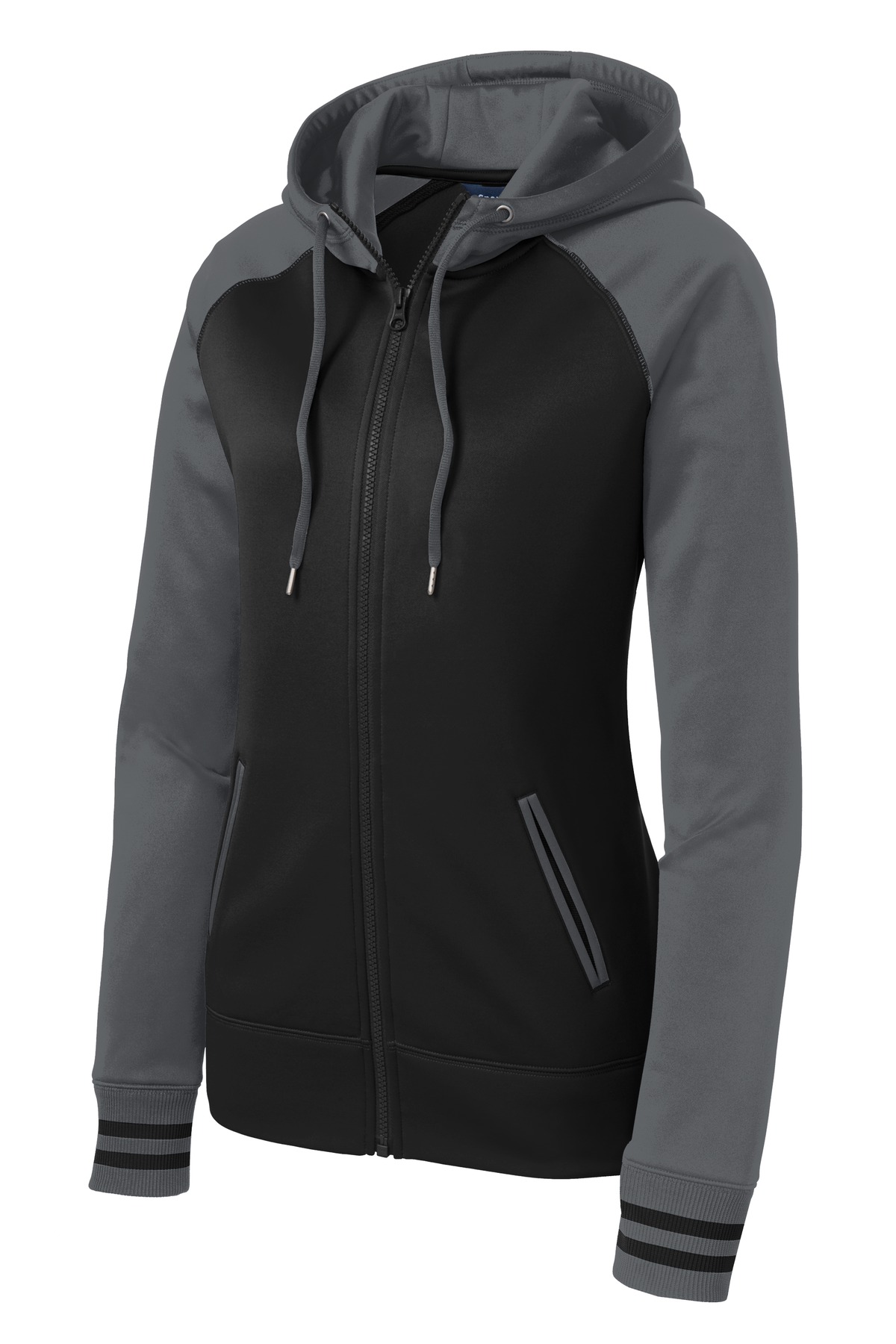 Sport-Tek Sport-Tek ®  Women's Sport-Wick ®  Varsity Fleece Full-Zip Hooded Jacket. LST236