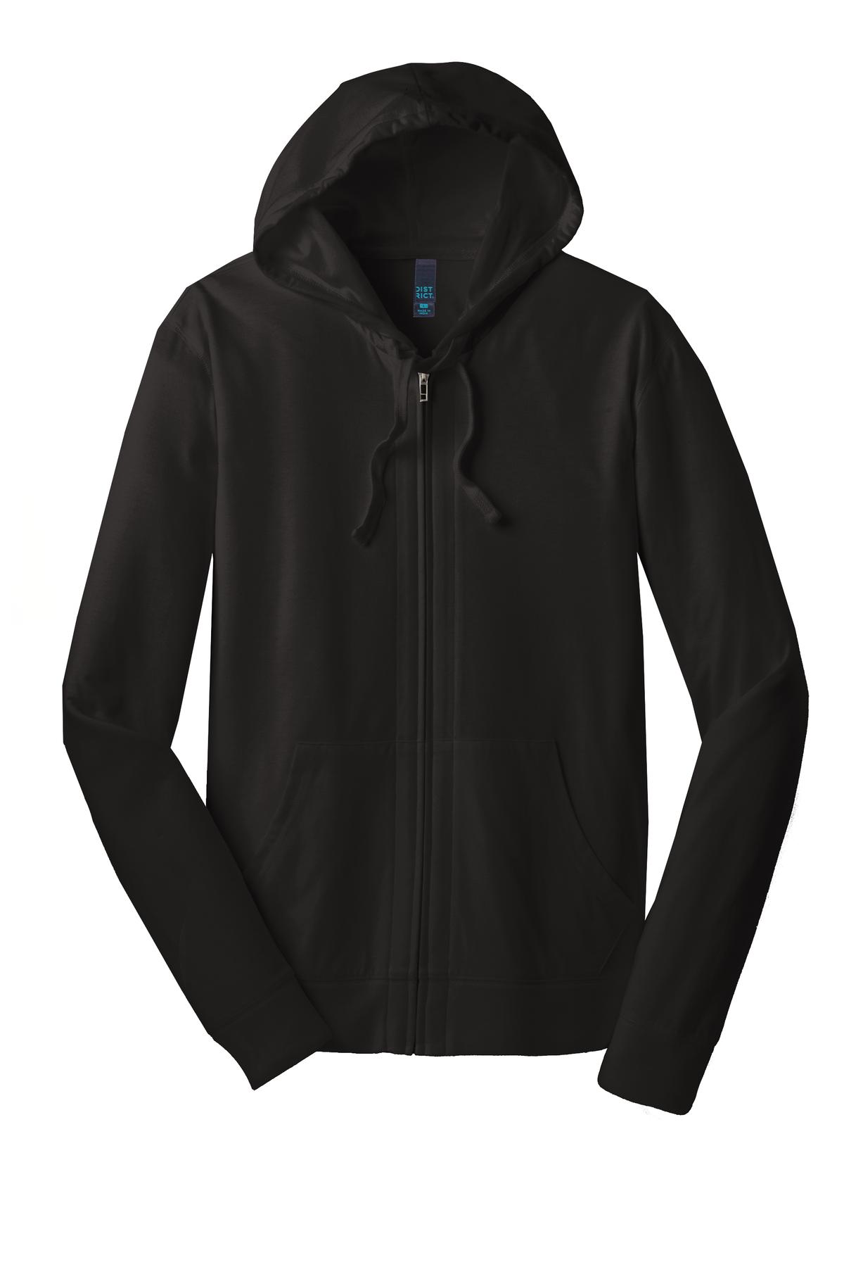 District District ®  Jersey Full-Zip Hoodie. DT1100