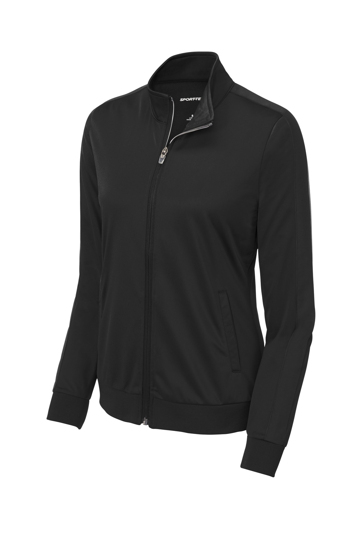 Sport-Tek Sport-Tek  ®  Women's Tricot Sleeve Stripe Track Jacket. LST94