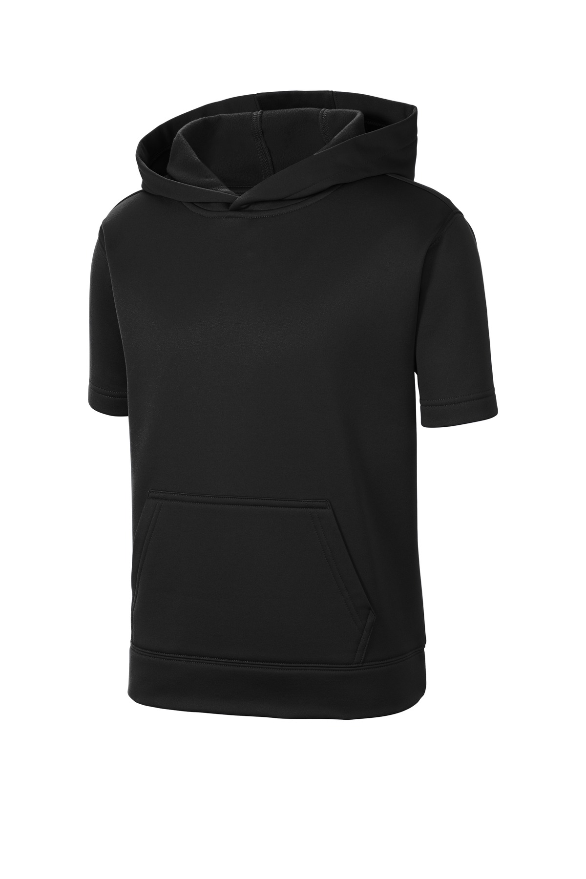 Sport-Tek Sport-Tek  ®  Youth Sport-Wick  ®  Fleece Short Sleeve Hooded Pullover. YST251