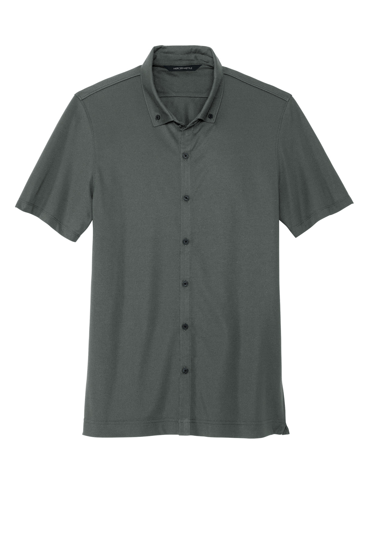 Mercer+Mettle Mercer+Mettle ®  Stretch Pique Full-Button Polo MM1006
