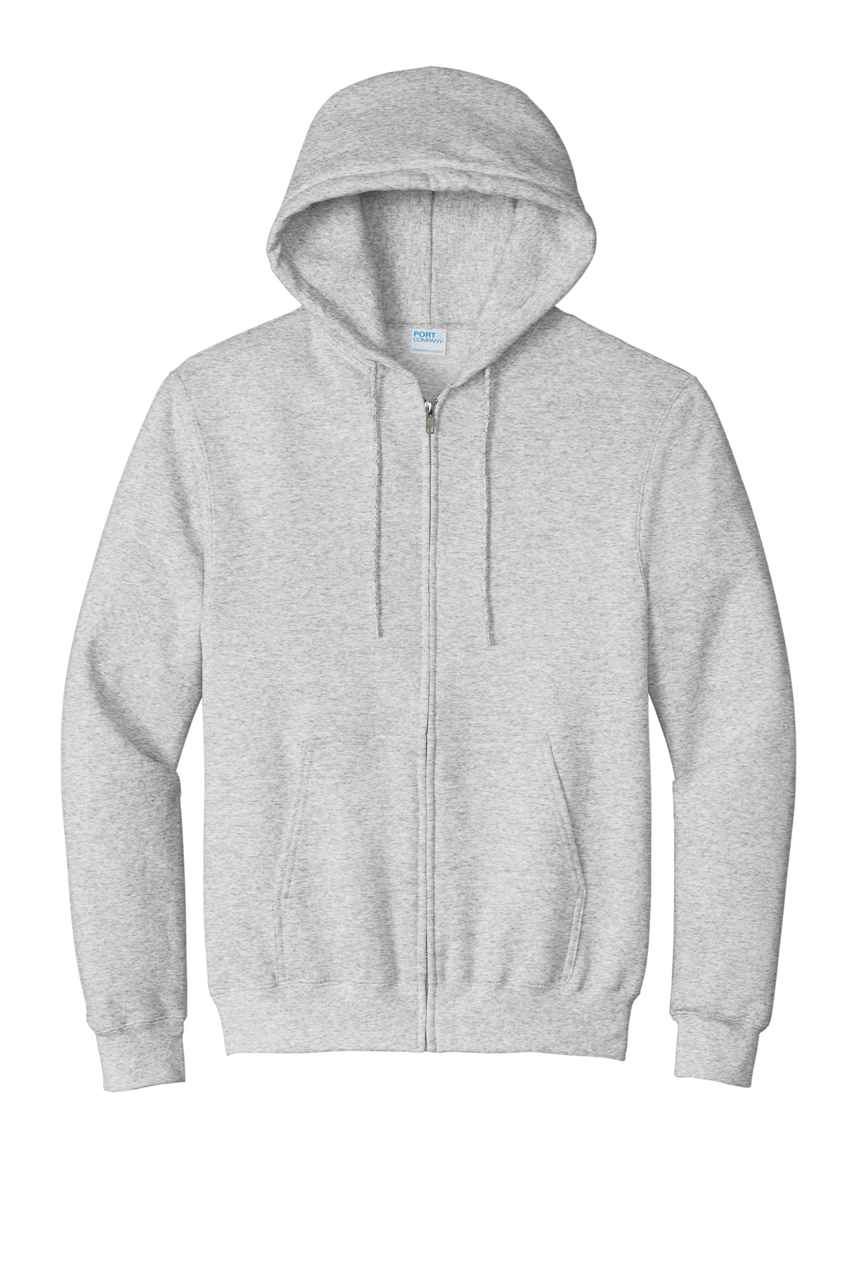 Port & Co Port & Co ®  Essential Fleece Full-Zip Hooded Sweatshirt.  PC90ZH