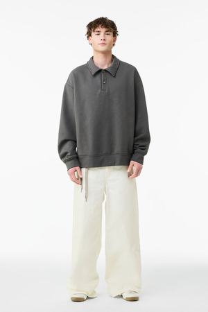Bella + Canvas BELLA+CANVAS ®  Unisex 10-Ounce Polo Sweatshirt BC4741