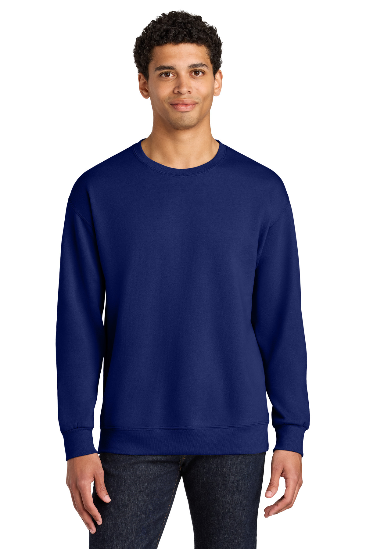 Jerzees Ultimate ®  Unisex CVC Ring Spun Crewneck Sweatshirt IC48M