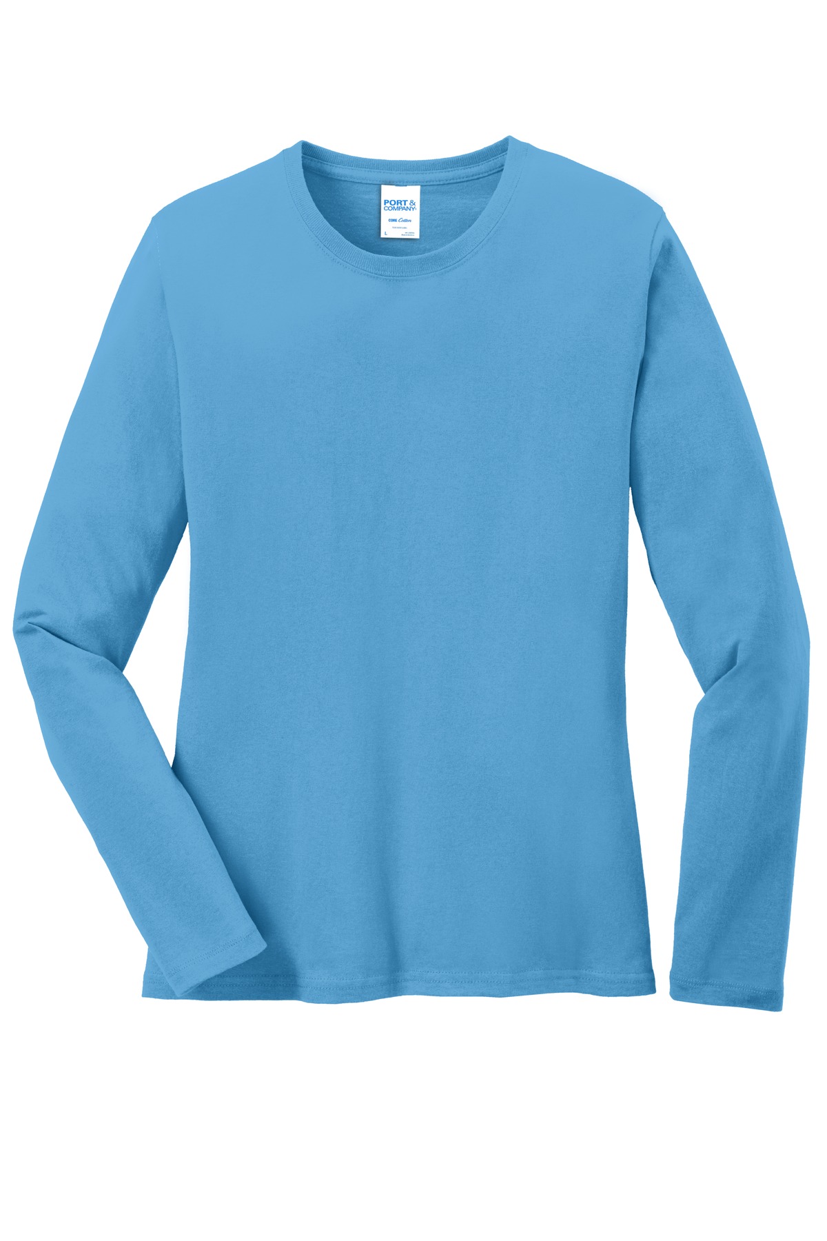 Port & Co Port & Co ®  Women's Long Sleeve Core Cotton Tee. LPC54LS