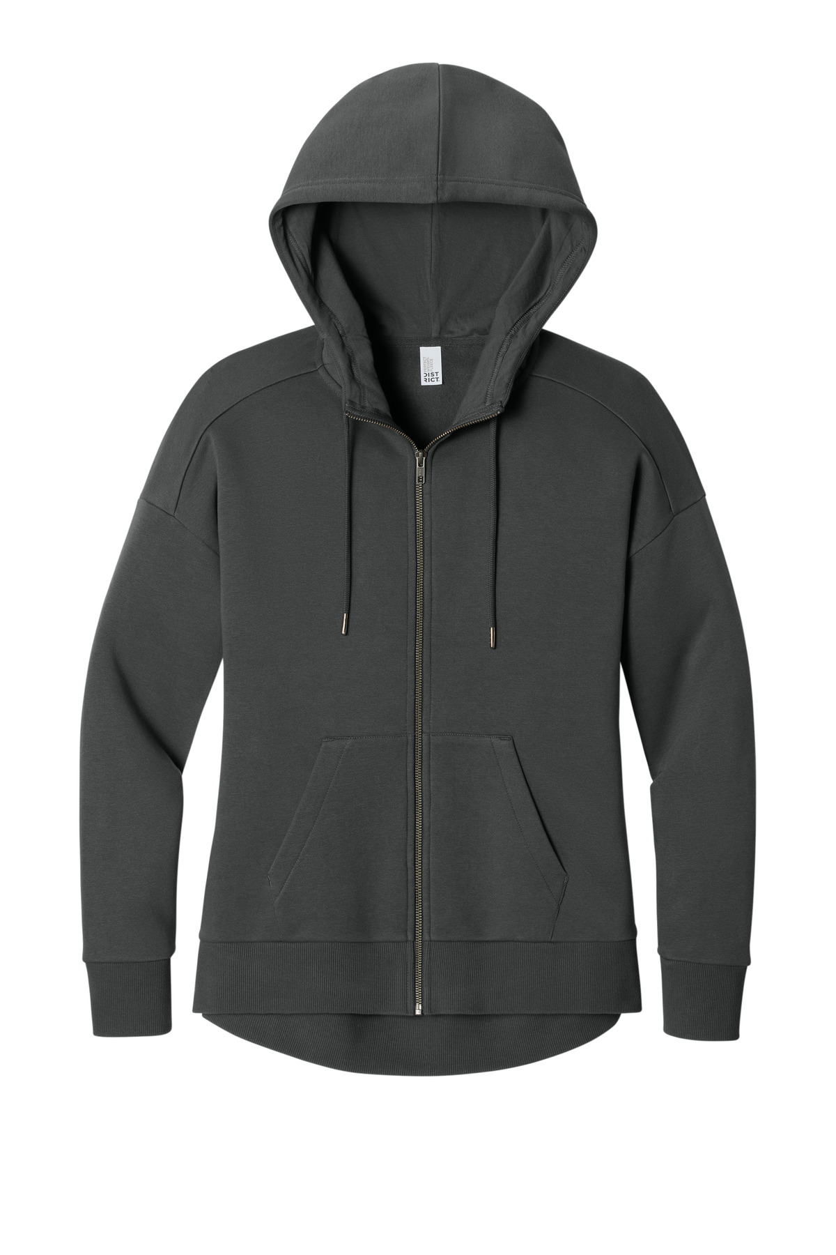 District District  ®  Women's Perfect Weight  ®  Fleece Drop Shoulder Full-Zip Hoodie DT1104