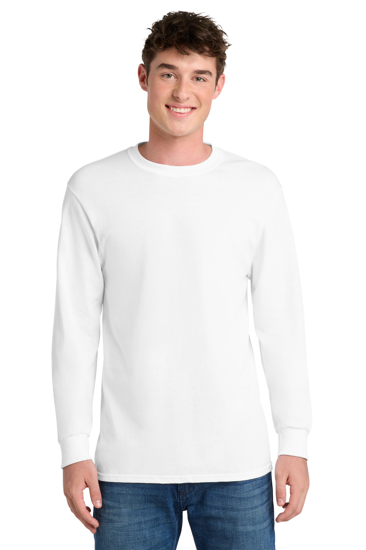 Port & Co ®  Tall Long Sleeve Core Blend Tee. PC55LST