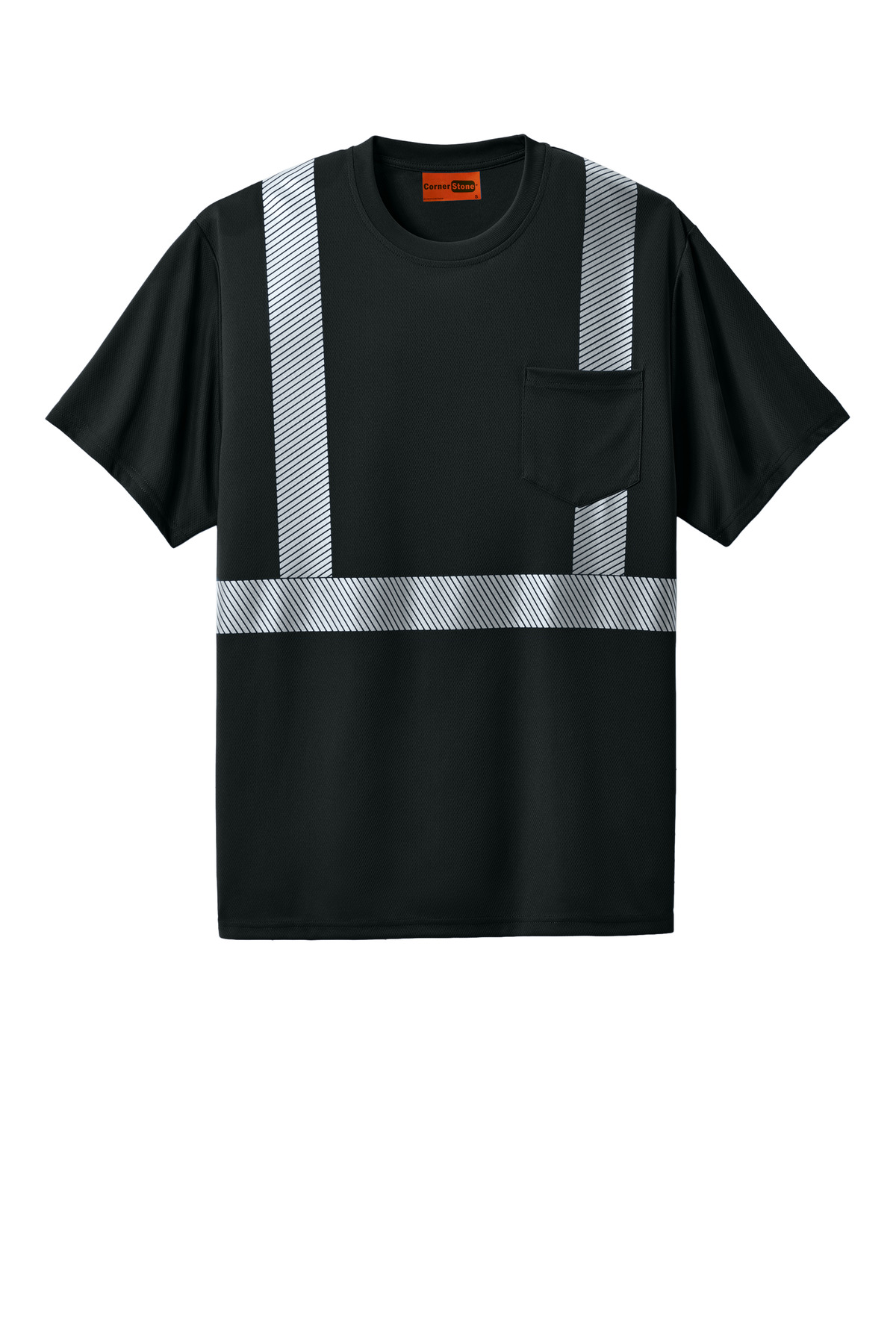 CornerStone CornerStone ®  Enhanced Visibility Segmented Tape Tee CS206