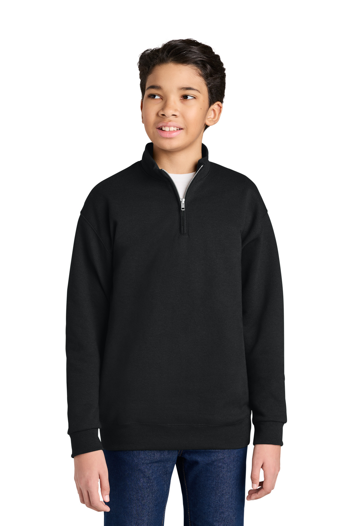Jerzees ®  Youth NuBlend ®  1/4-Zip Cadet Collar Sweatshirt 995Y
